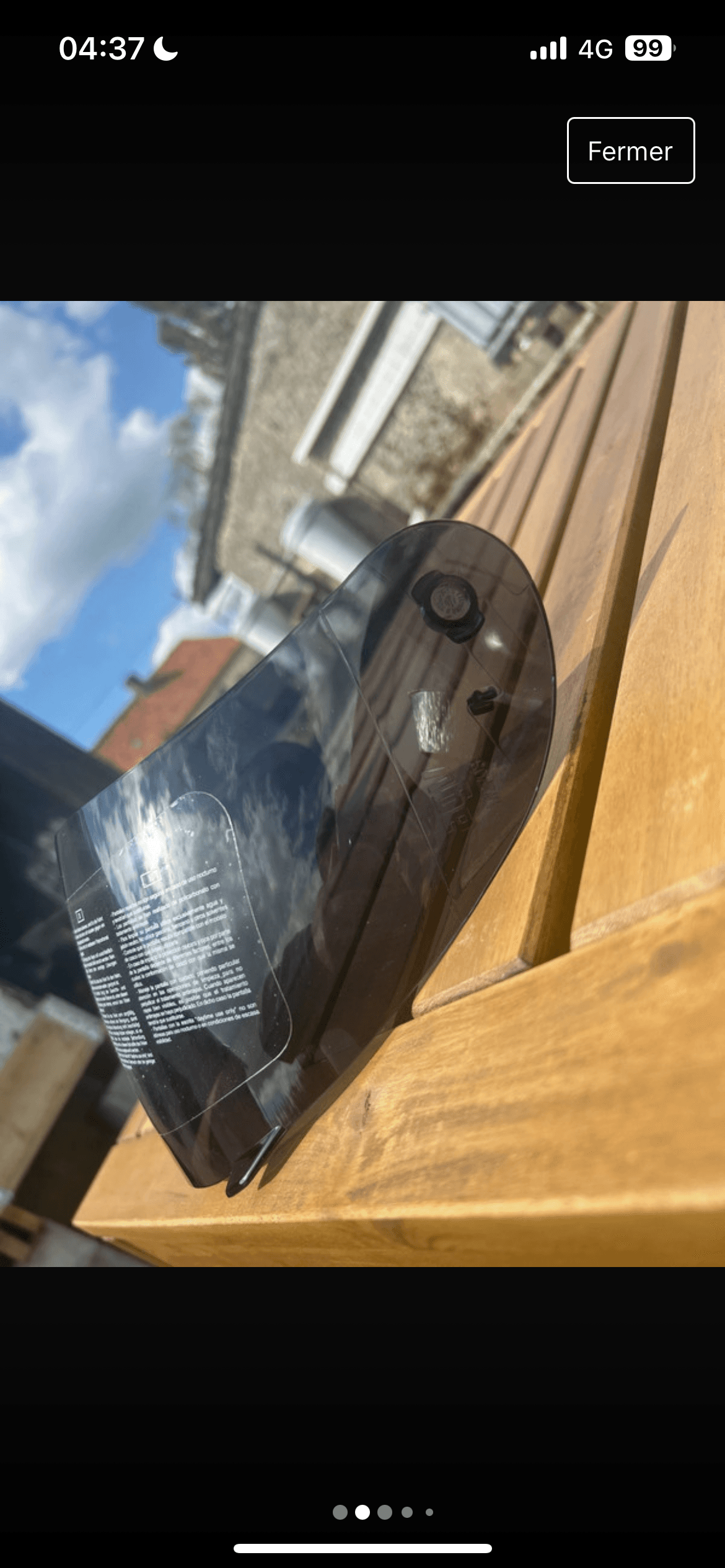 Visière agv