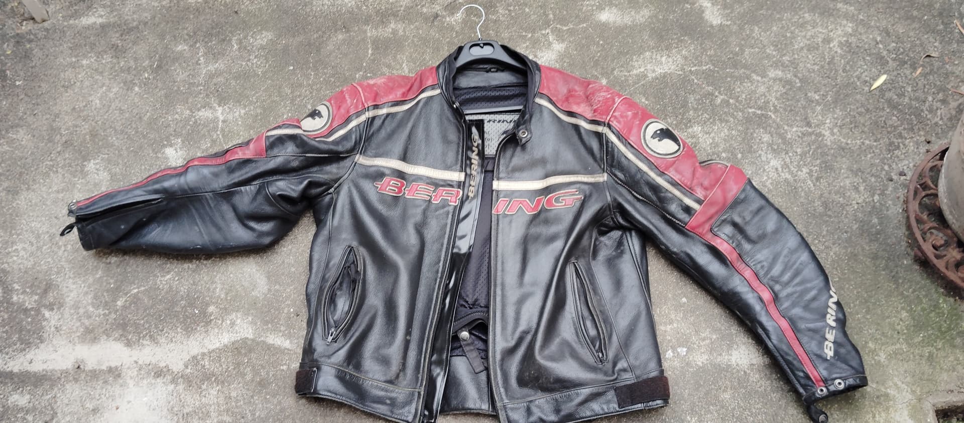 Blouson cuir bering xxl — photo 4/4