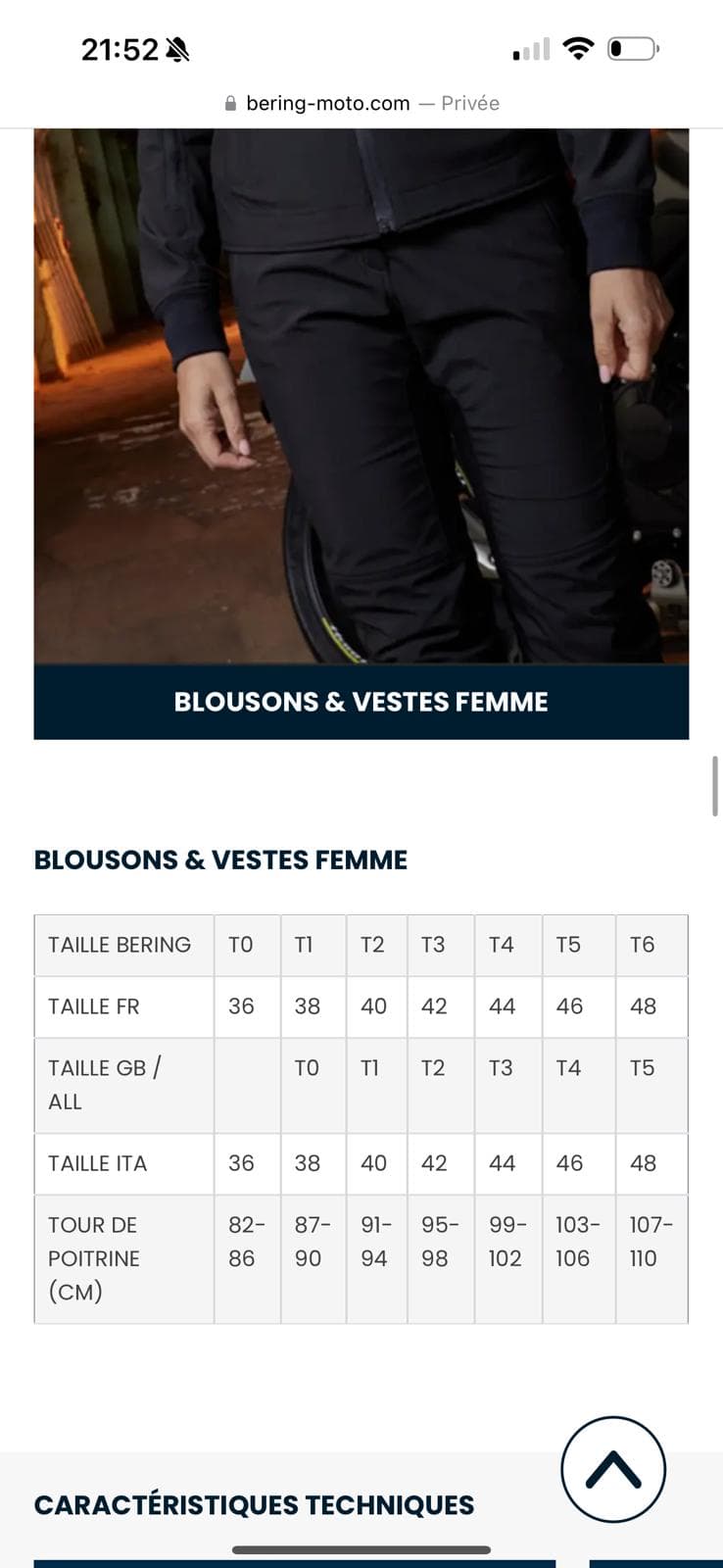Veste de moto pour femme — photo 3/3