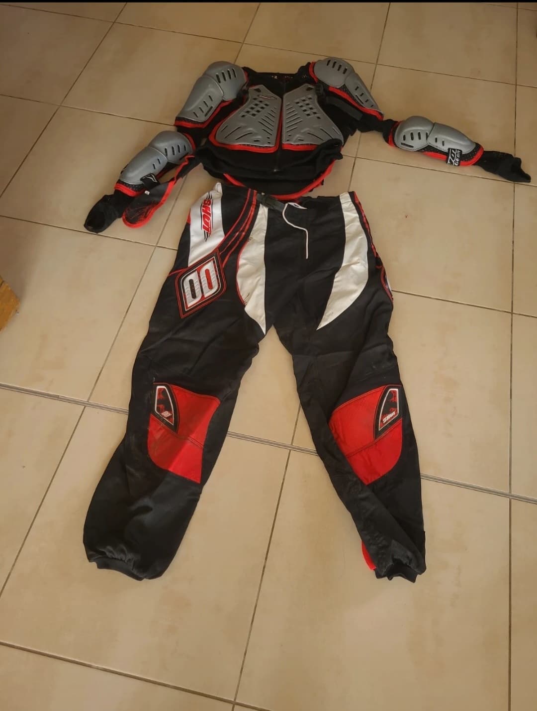 Ensemble tenue moto cross shot
