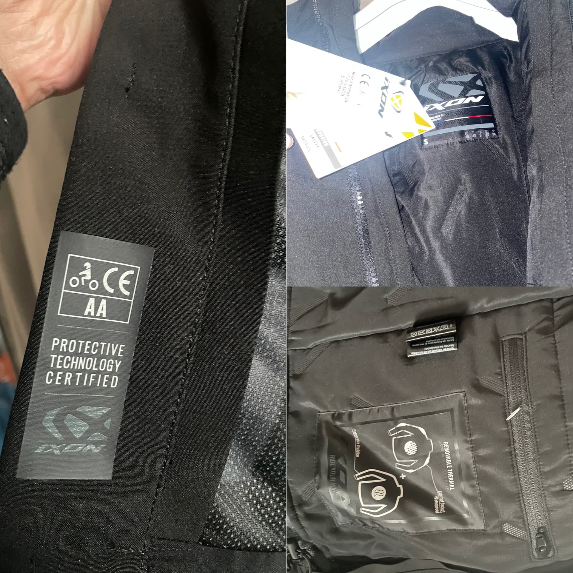 Veste motard ixon neuf avec étiquette 3en1 — photo 5/5