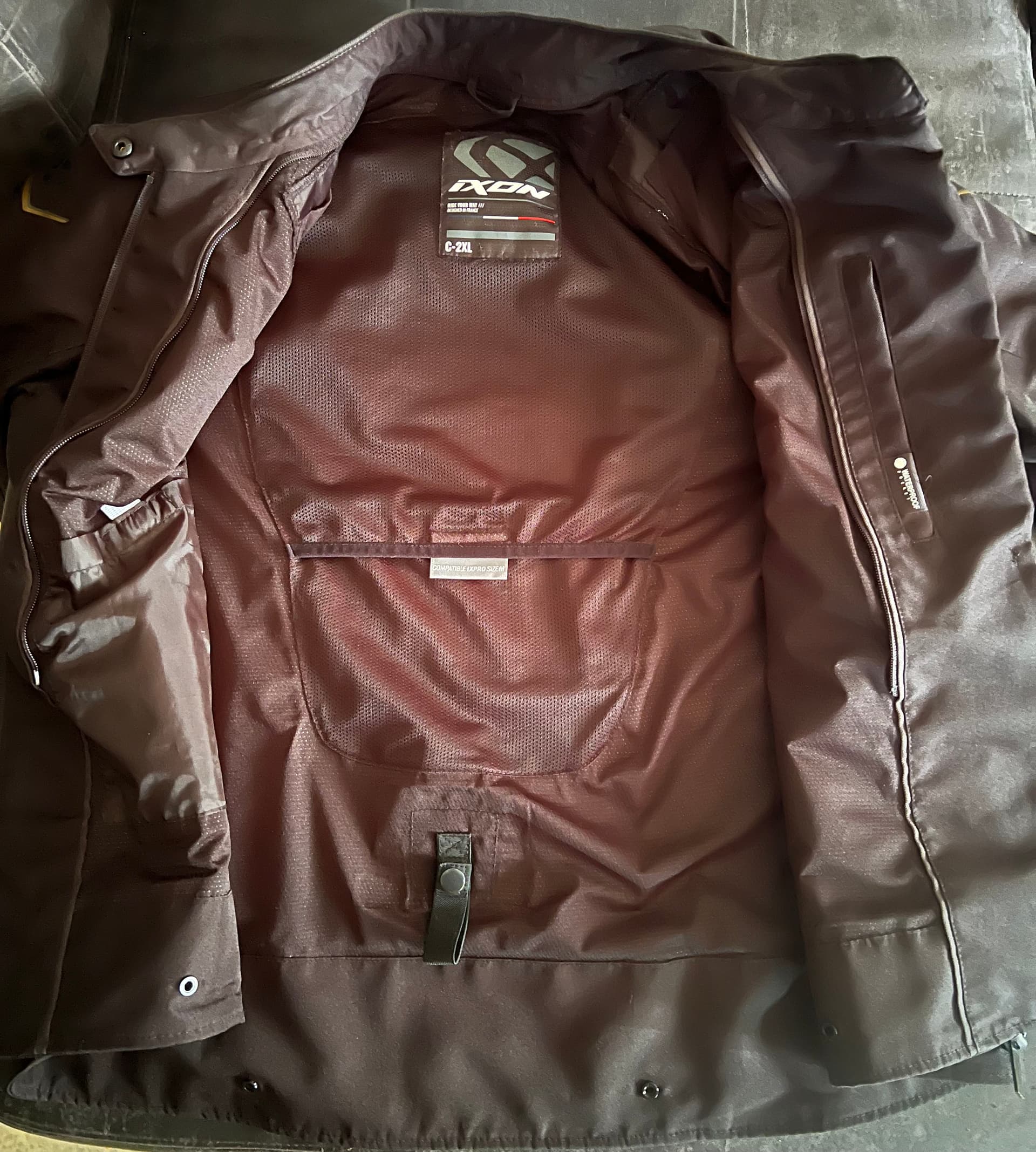 Blouson IXON femme Slash C Lady Noir / Or — photo 3/3