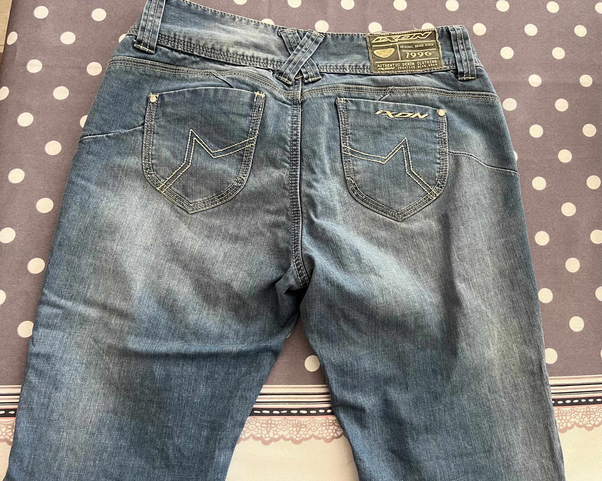 Jeans pantalon moto femme Ixon taille 36-38 bleu — photo 3/5