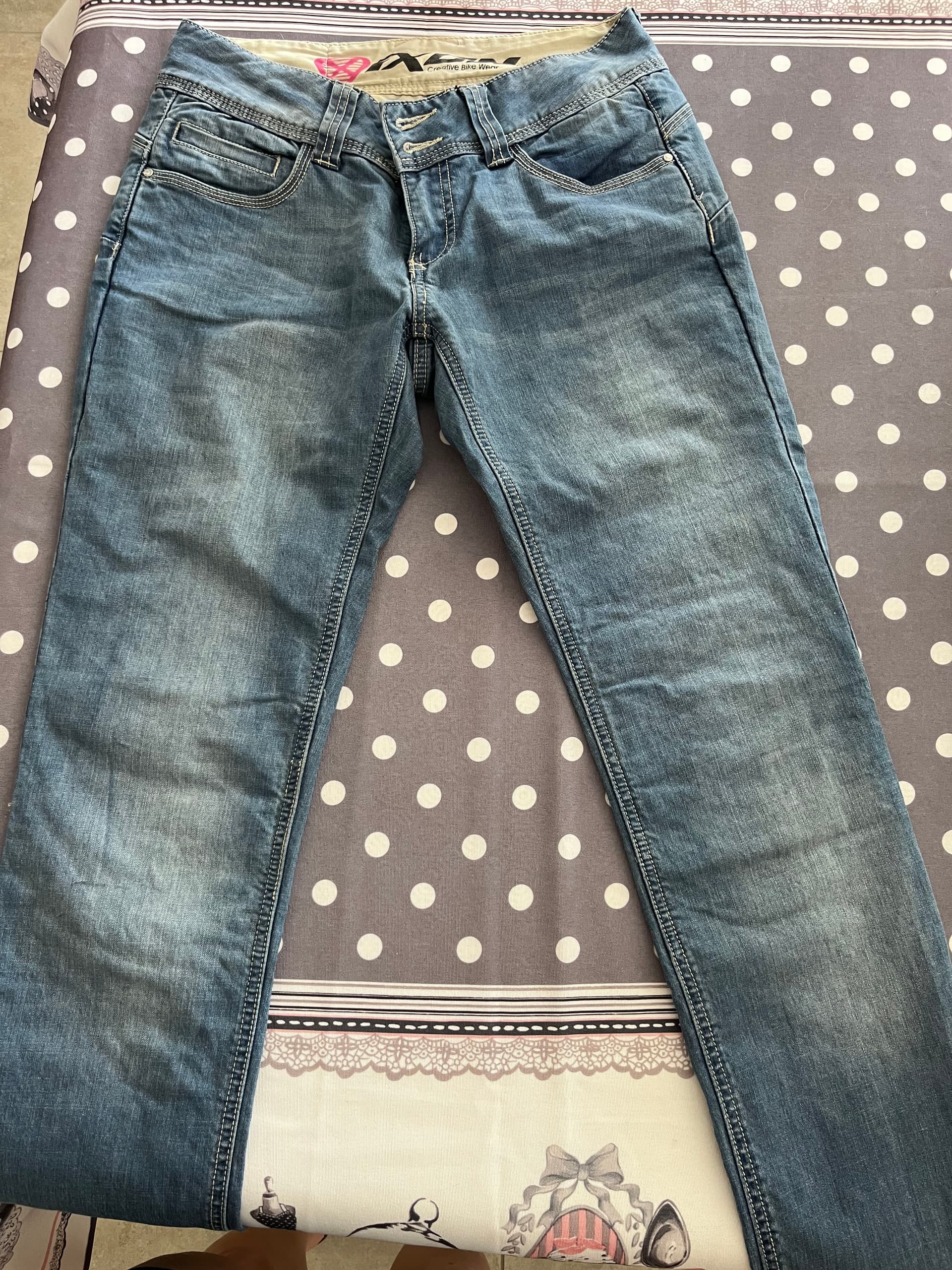 Jeans pantalon moto femme Ixon taille 36-38 bleu — photo 4/5