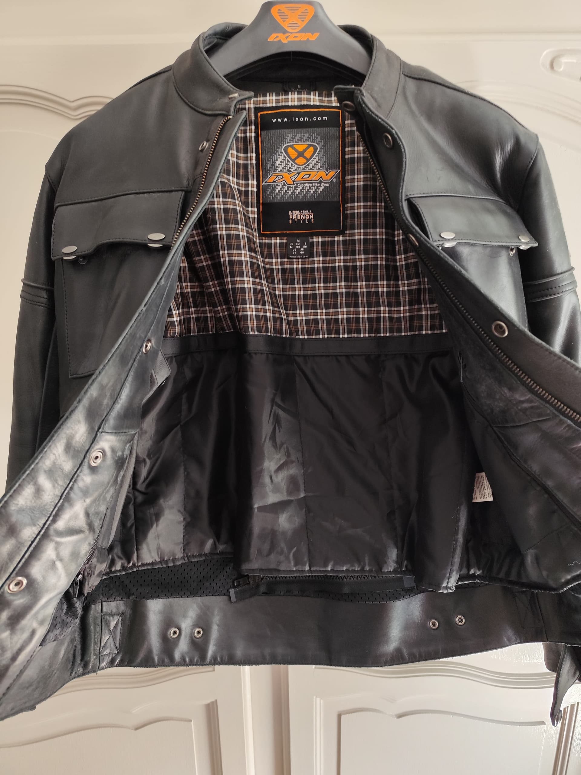 Blouson moto ixon cuir — photo 2/3
