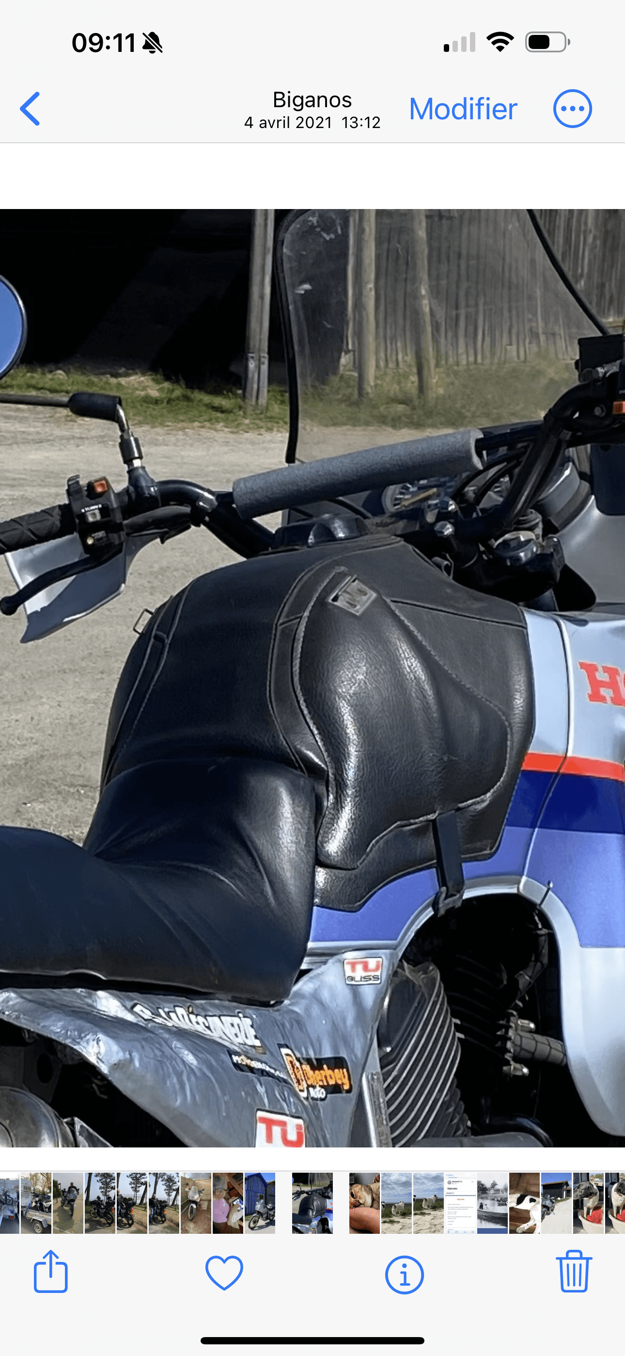 Tapis et sacoche de selle Transalp — photo 2/4