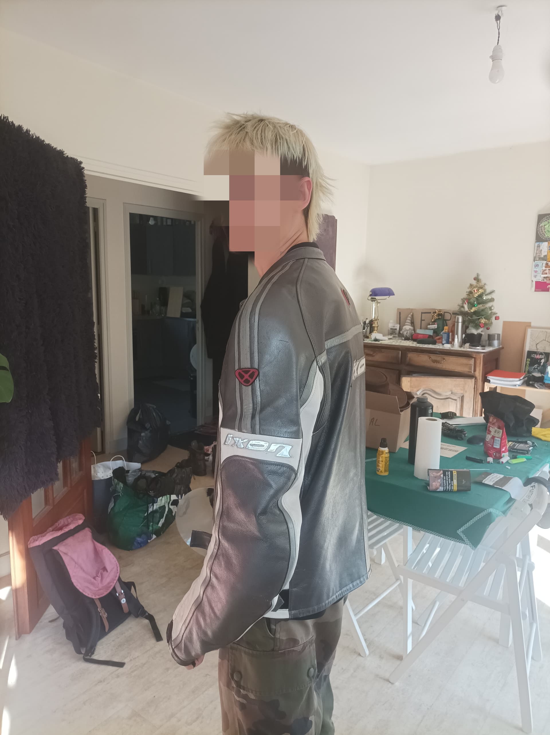Blouson cuir ixon L — photo 2/3