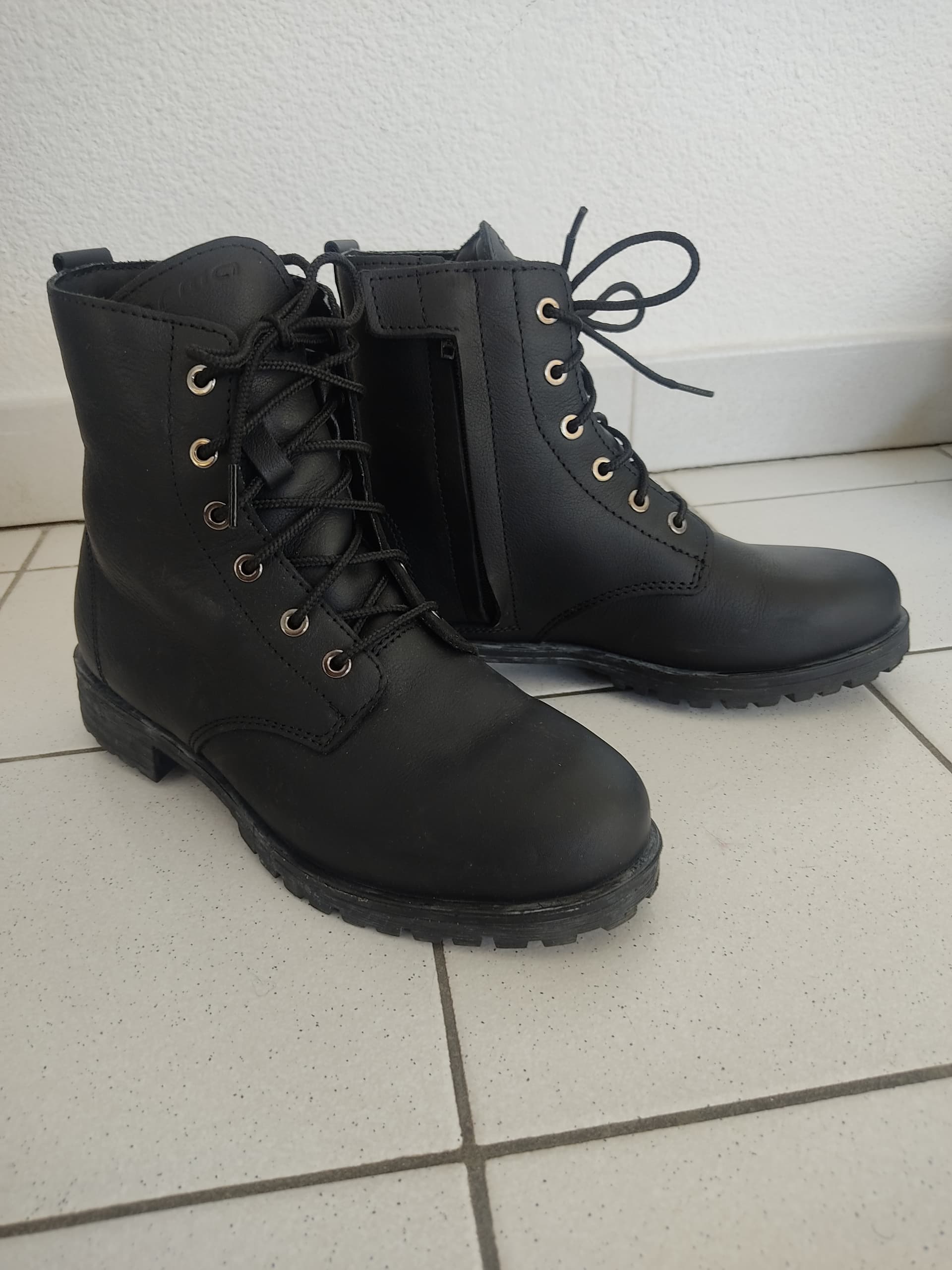 Bottine femme moto — photo 2/3