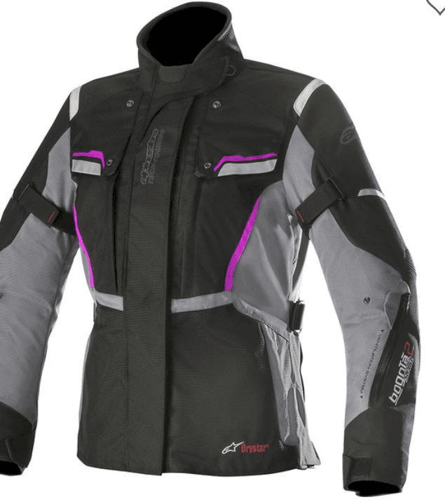 blouson moto femme ALPINESTARS Bogota V2 drystar gris noir — photo 1/5
