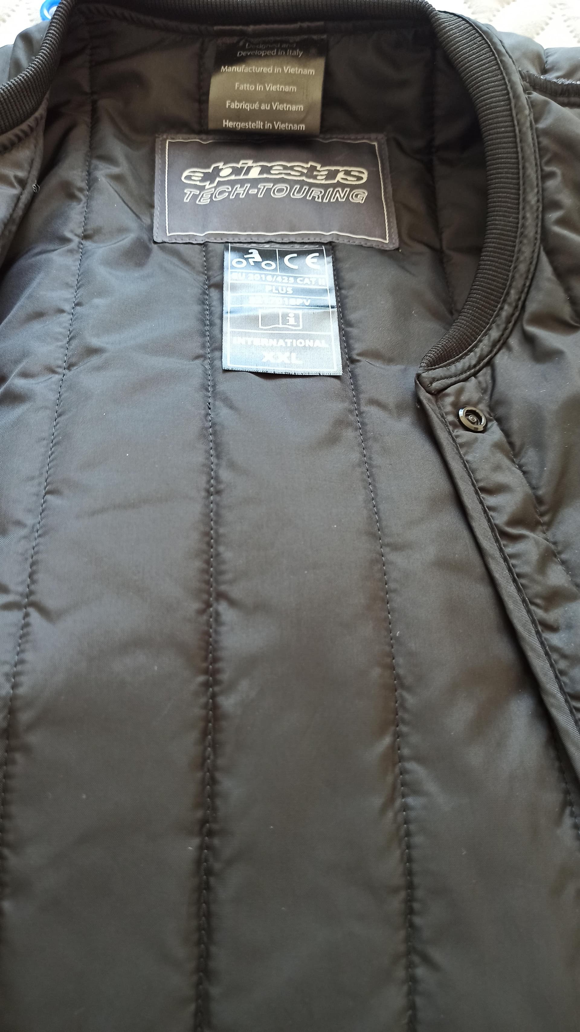 blouson moto femme ALPINESTARS Bogota V2 drystar gris noir — photo 3/5