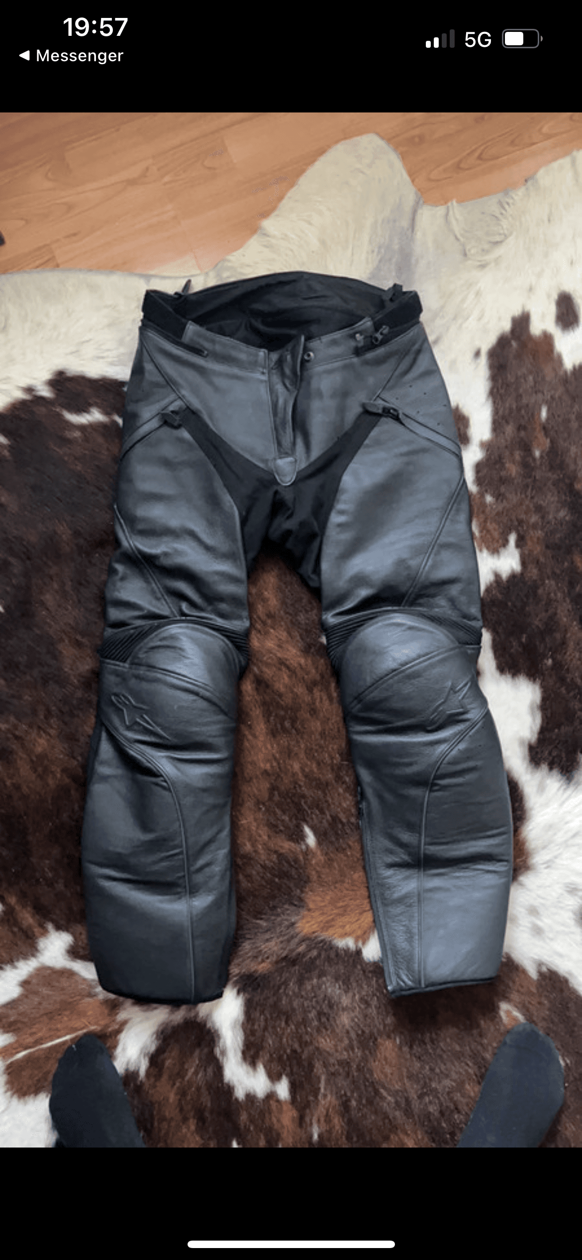 pantalon en cuir Alpinestars Stella
