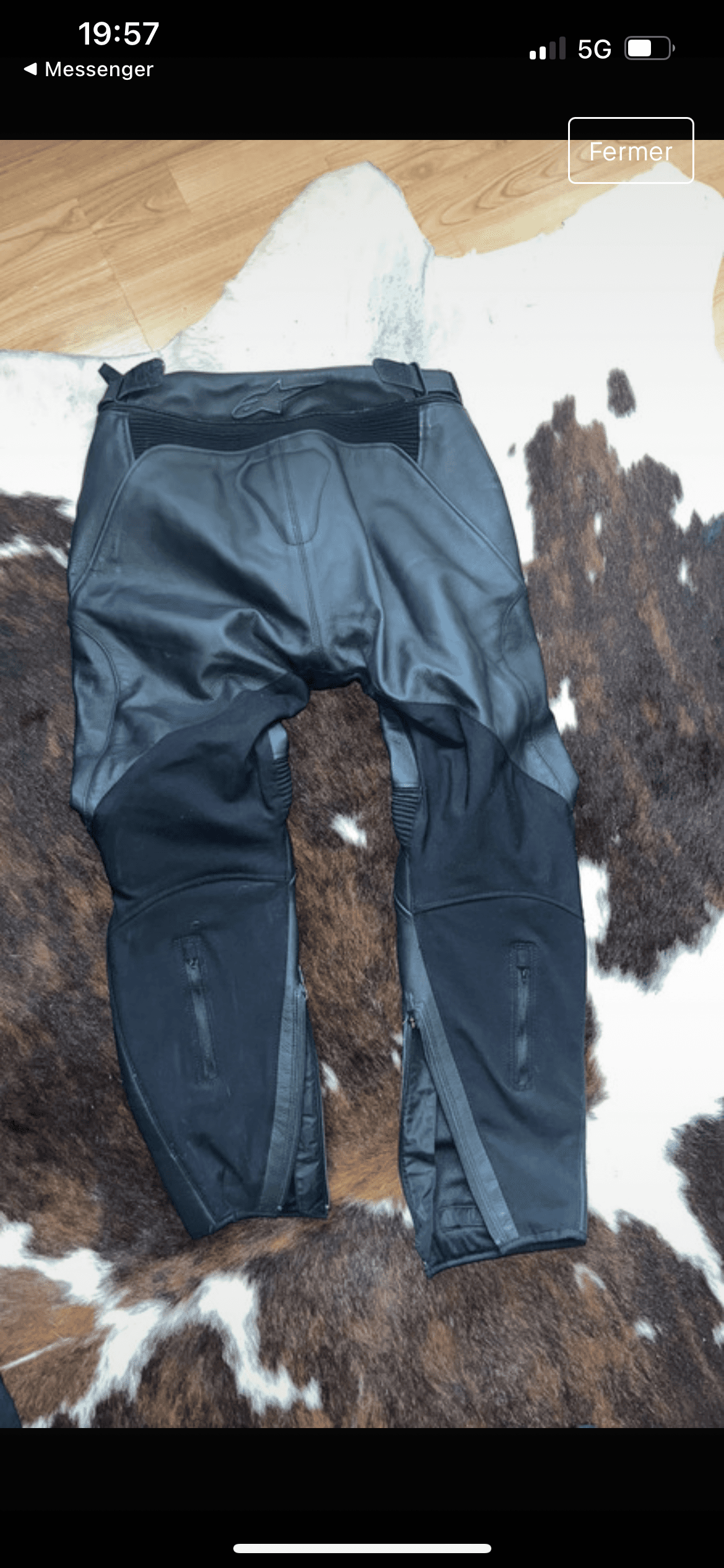 pantalon en cuir Alpinestars Stella — photo 3/4