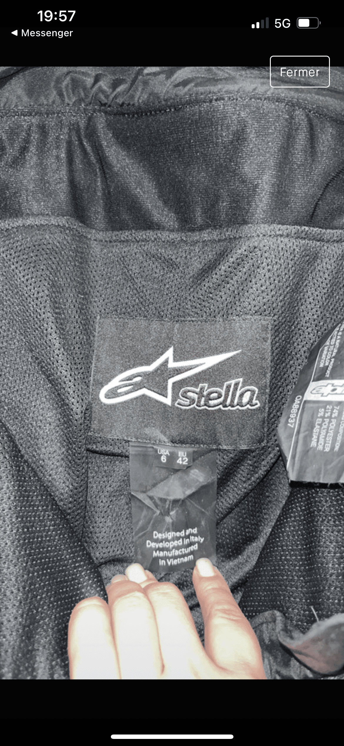 pantalon en cuir Alpinestars Stella — photo 4/4