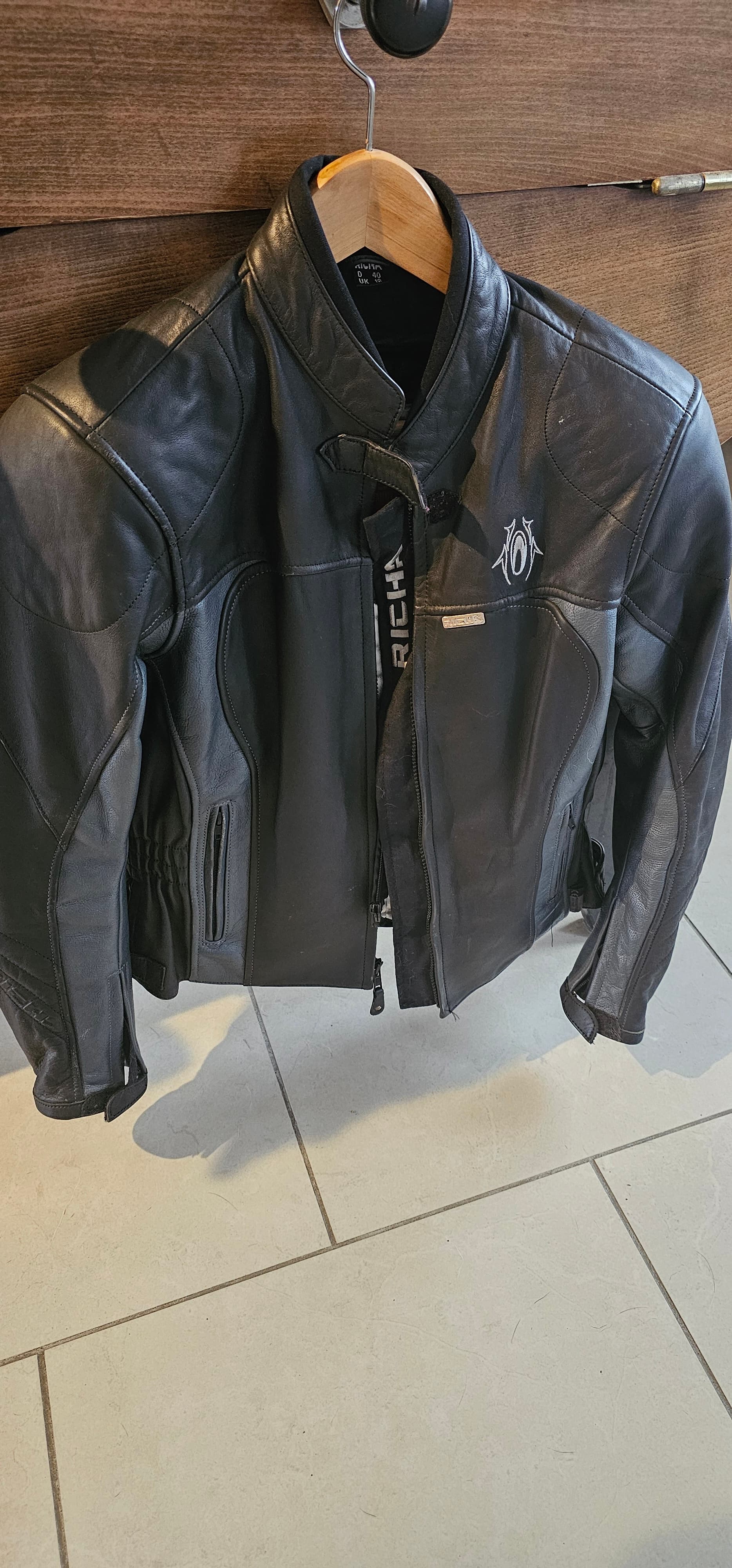 Veste moto femme cuir — photo 2/2