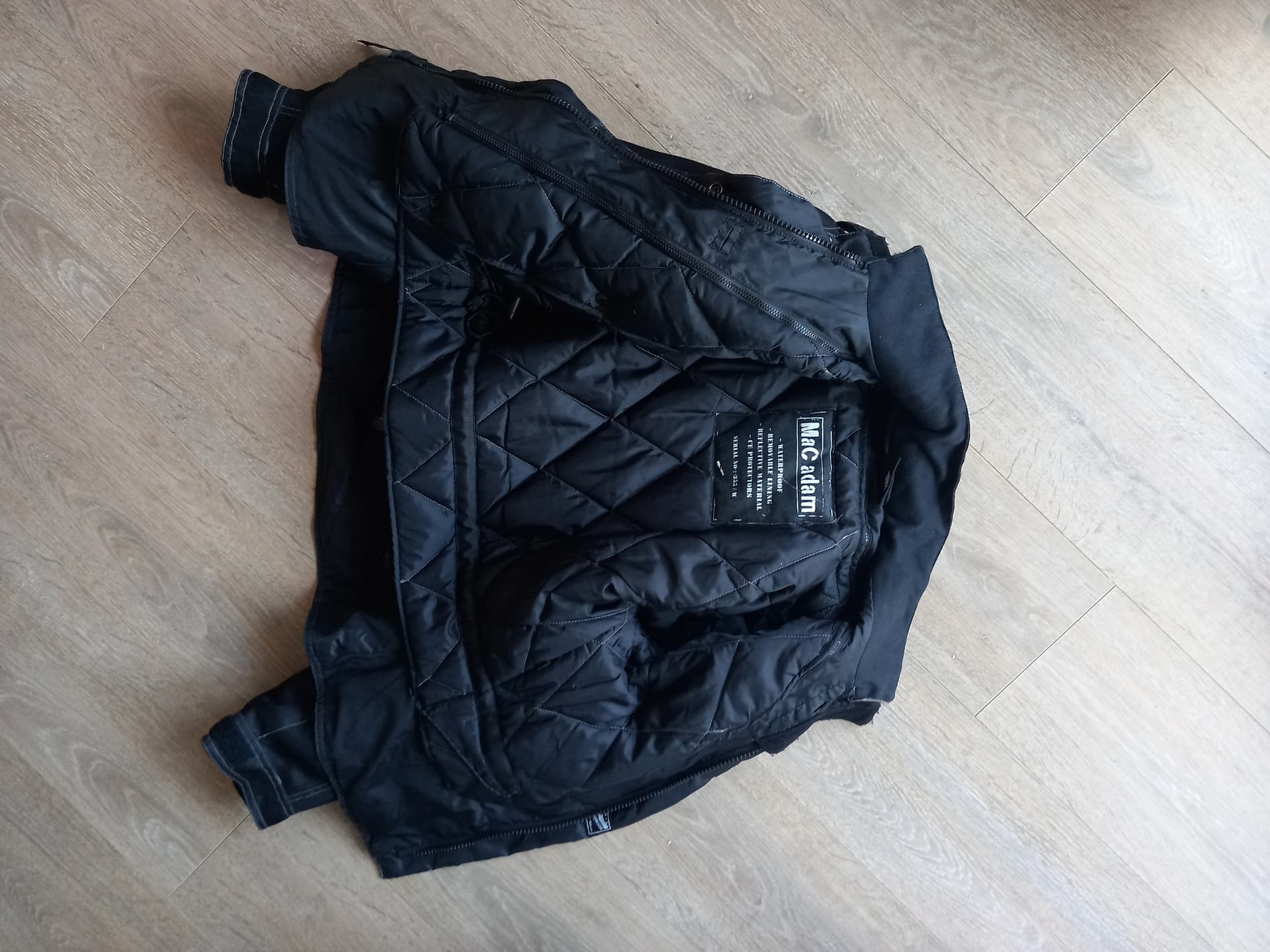 Blouson femme "mac adam" en 38, coqué et waterproof — photo 3/4