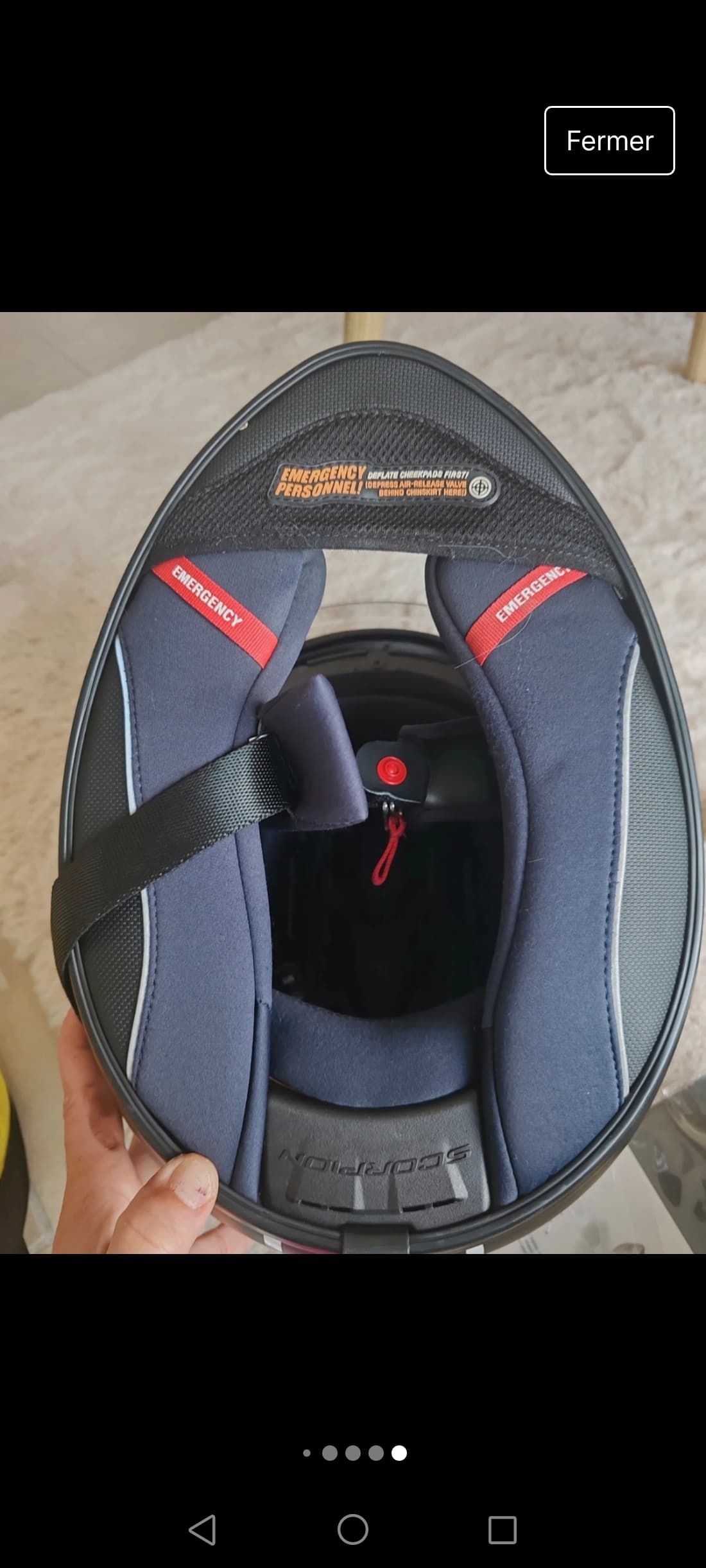 Casque de moto de marque Scorpion — photo 4/5
