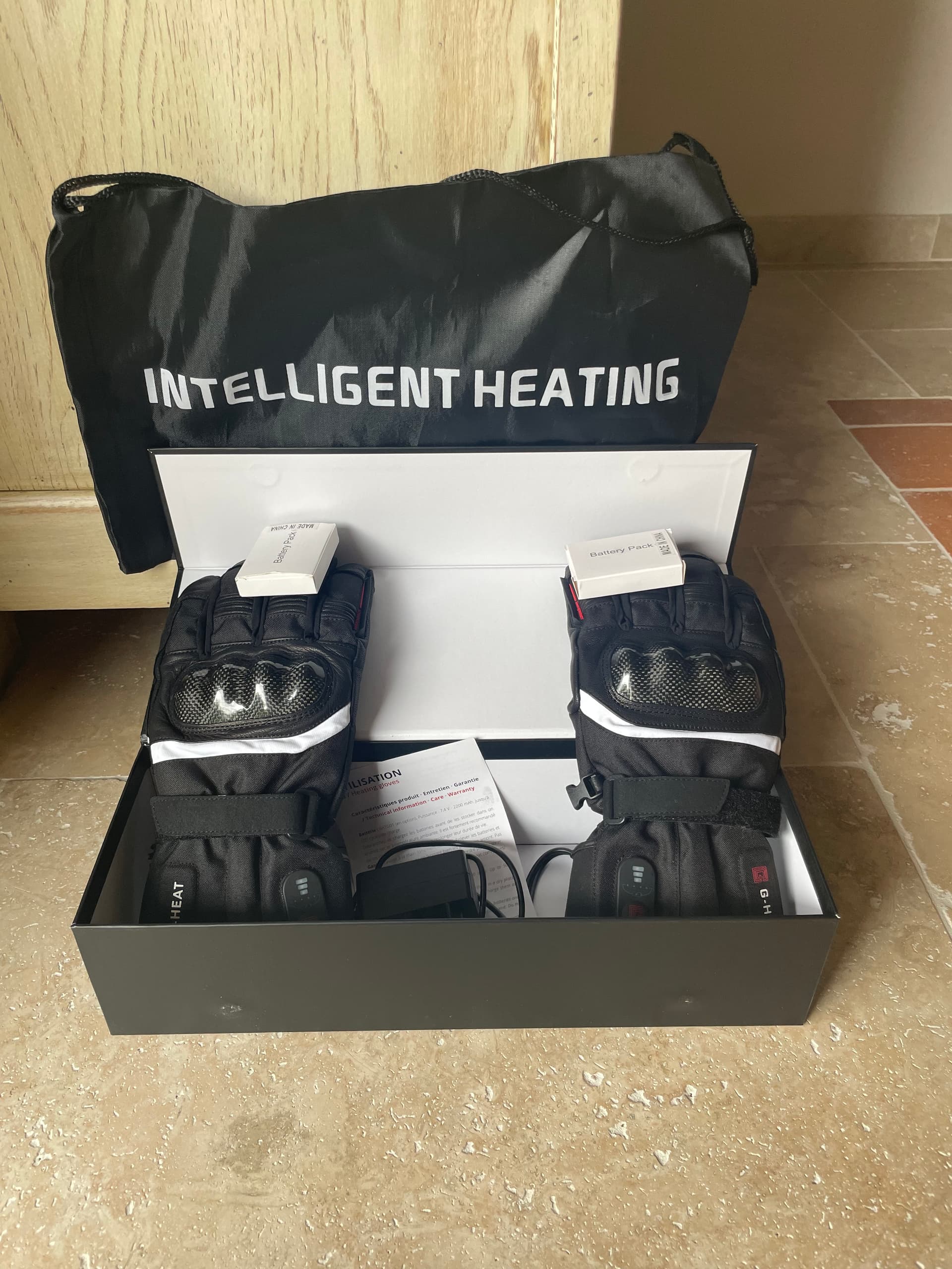 gants chauffants pour homme