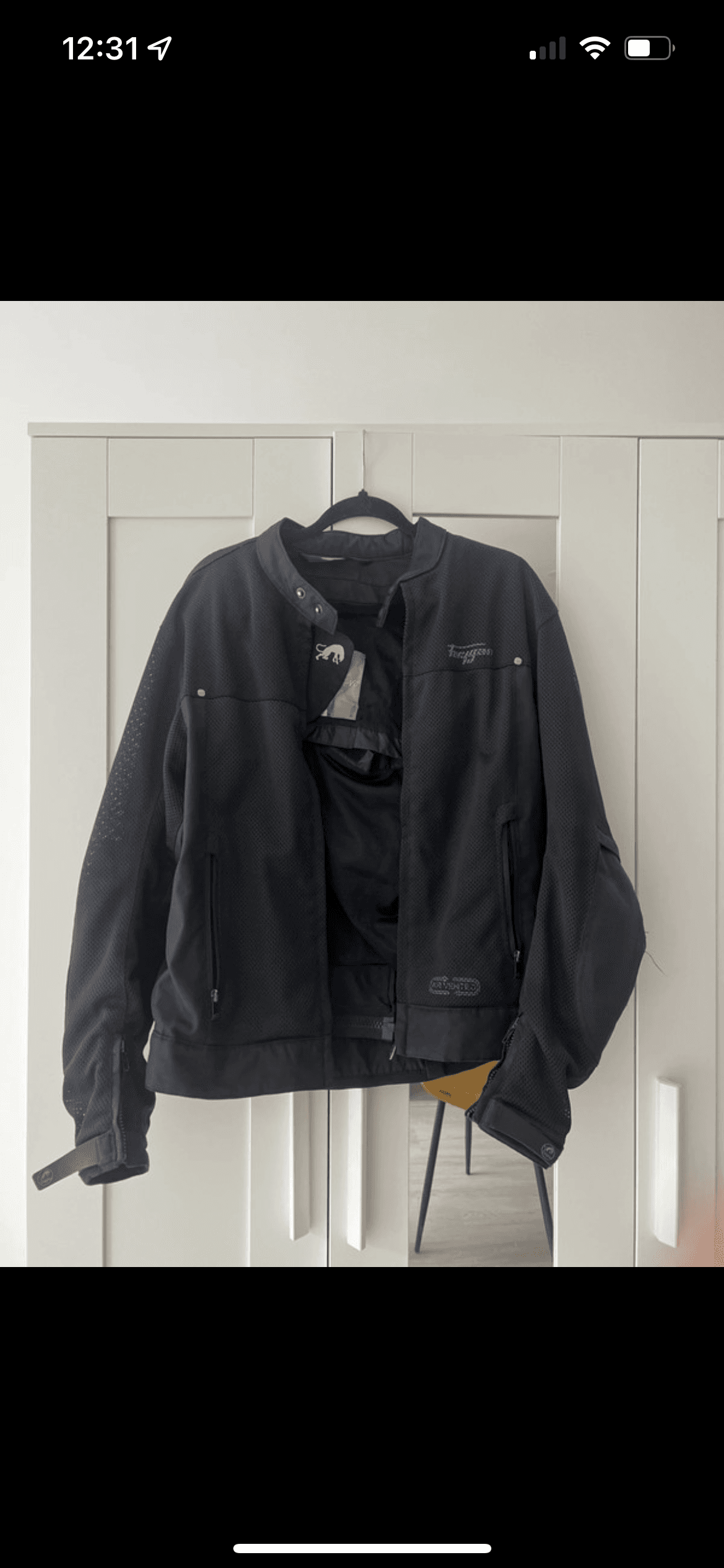 Veste moto femme