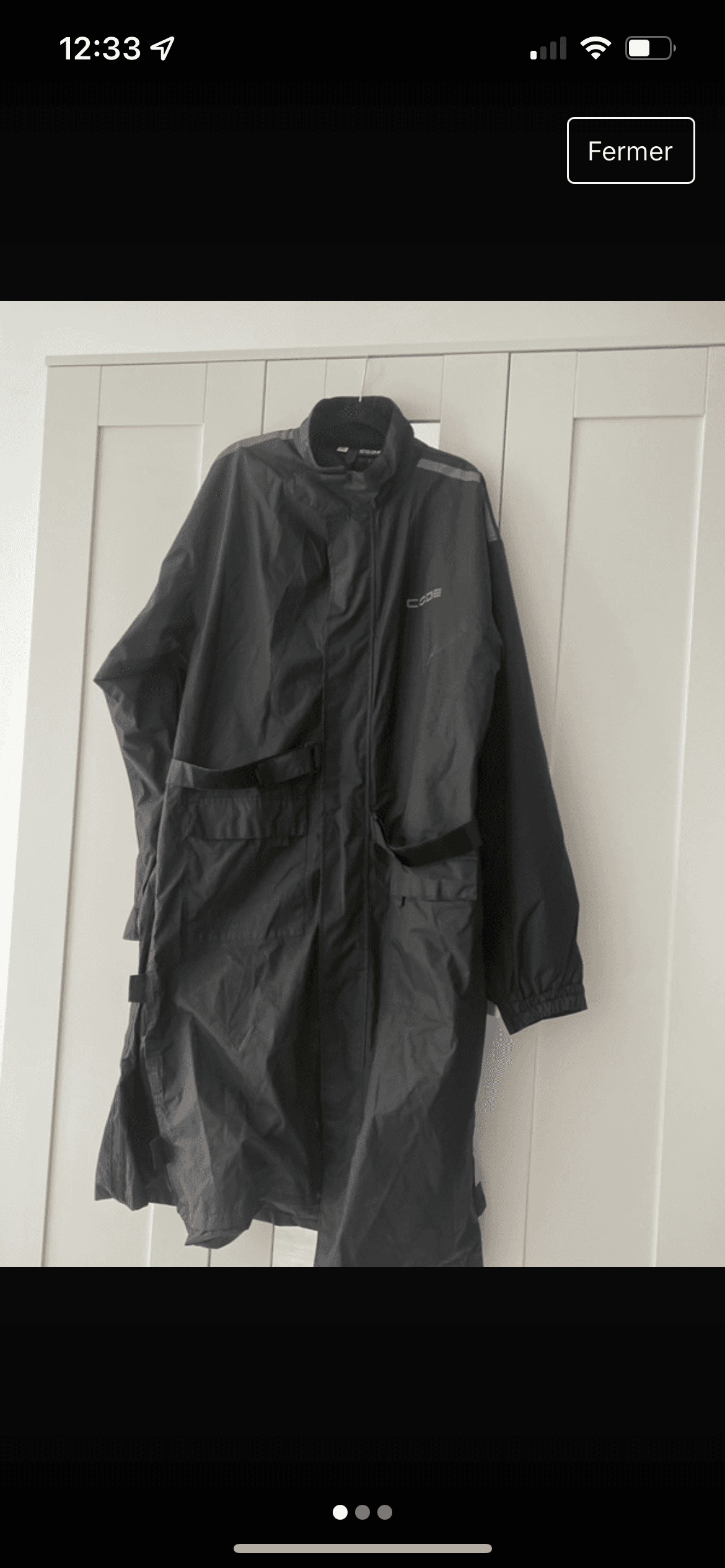 Veste pluis moto — photo 2/3