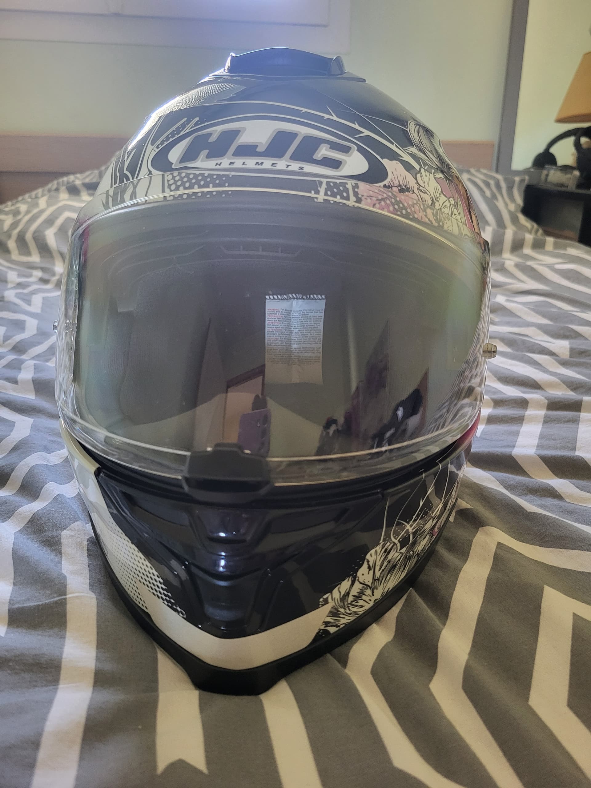 Casque moto femme