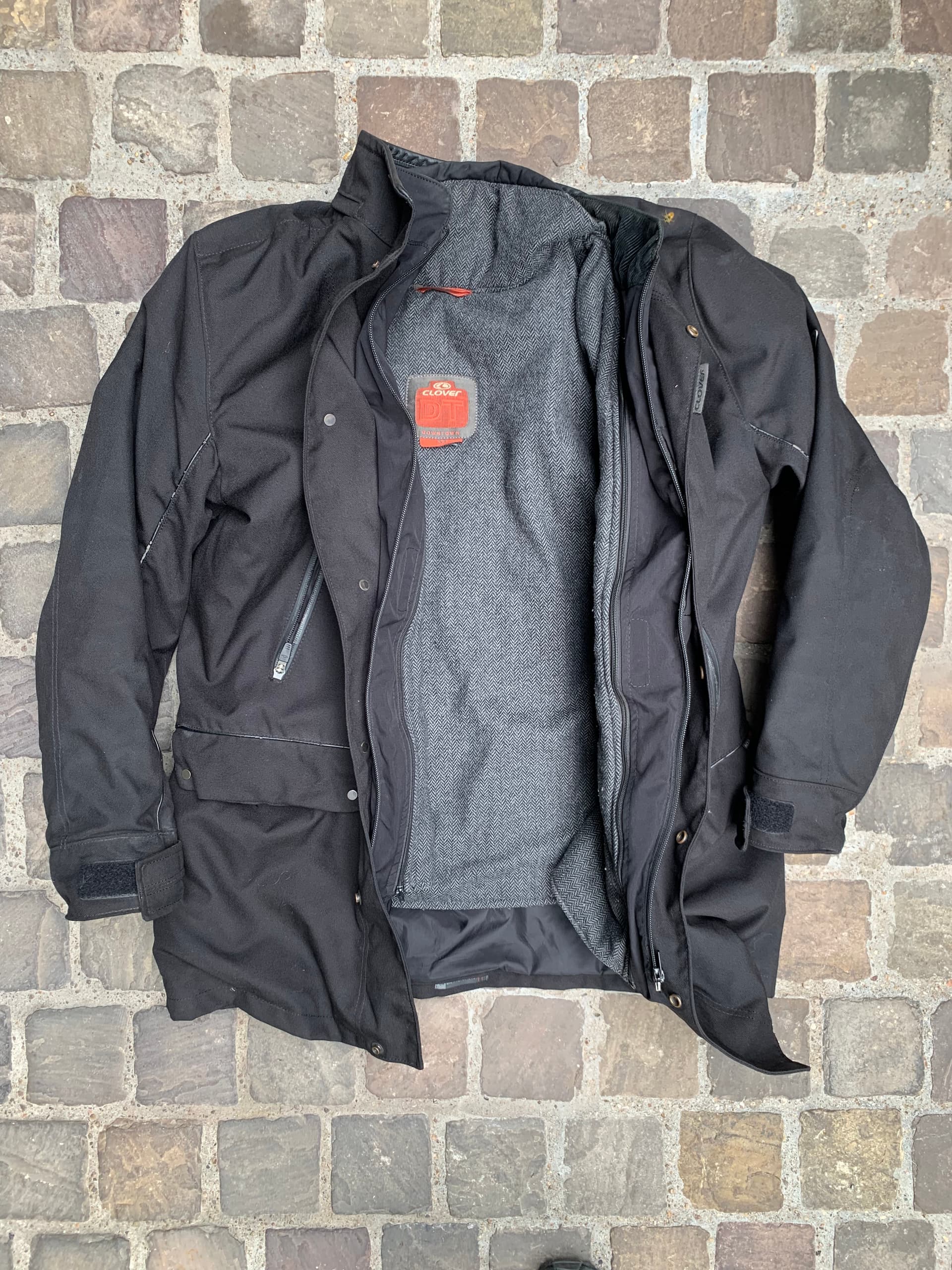 Veste moto CLOVER Downtown avec protections. — photo 2/4