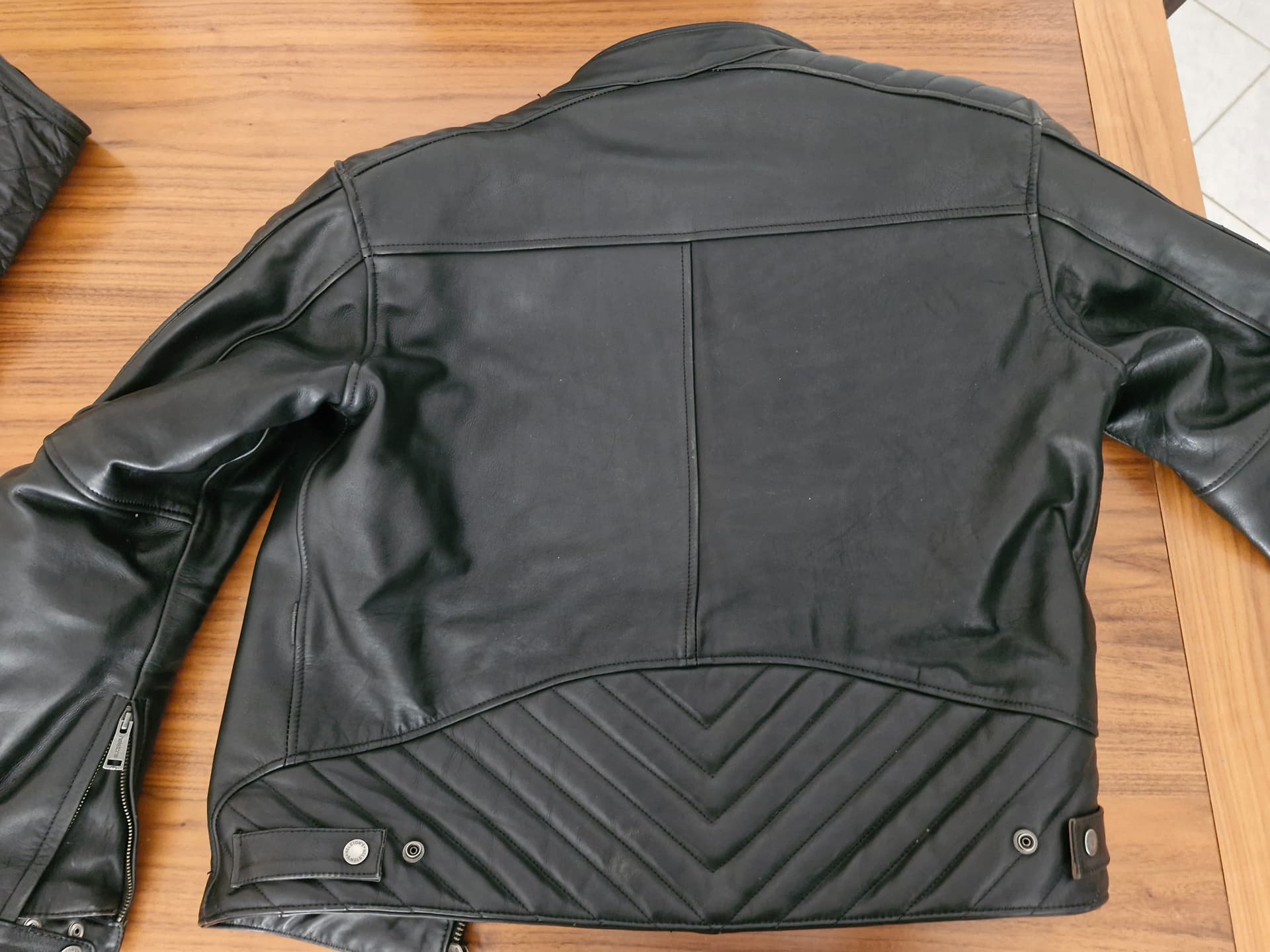 Blouson cuire noir homme — photo 2/7