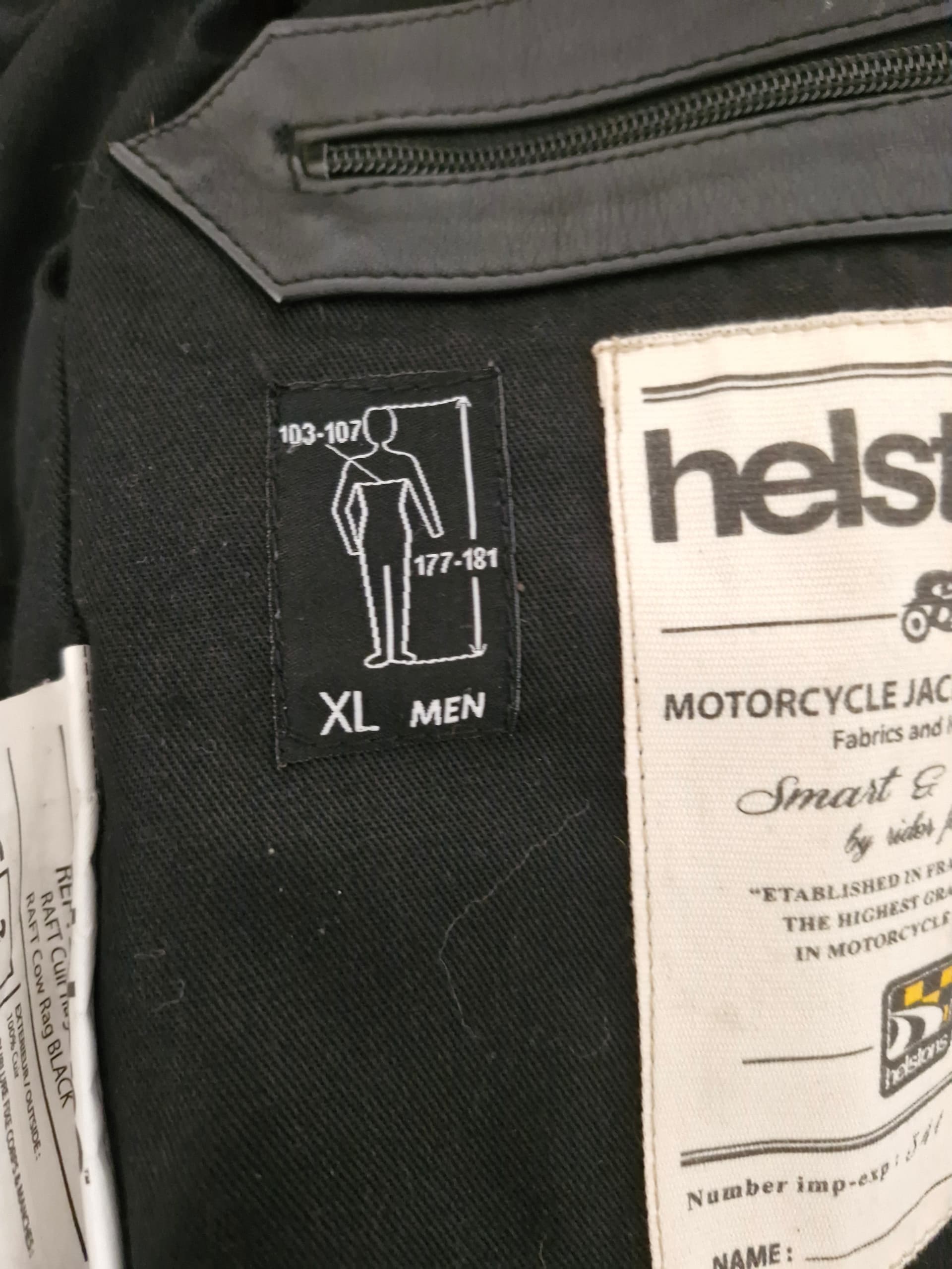 Blouson cuire noir homme — photo 6/7