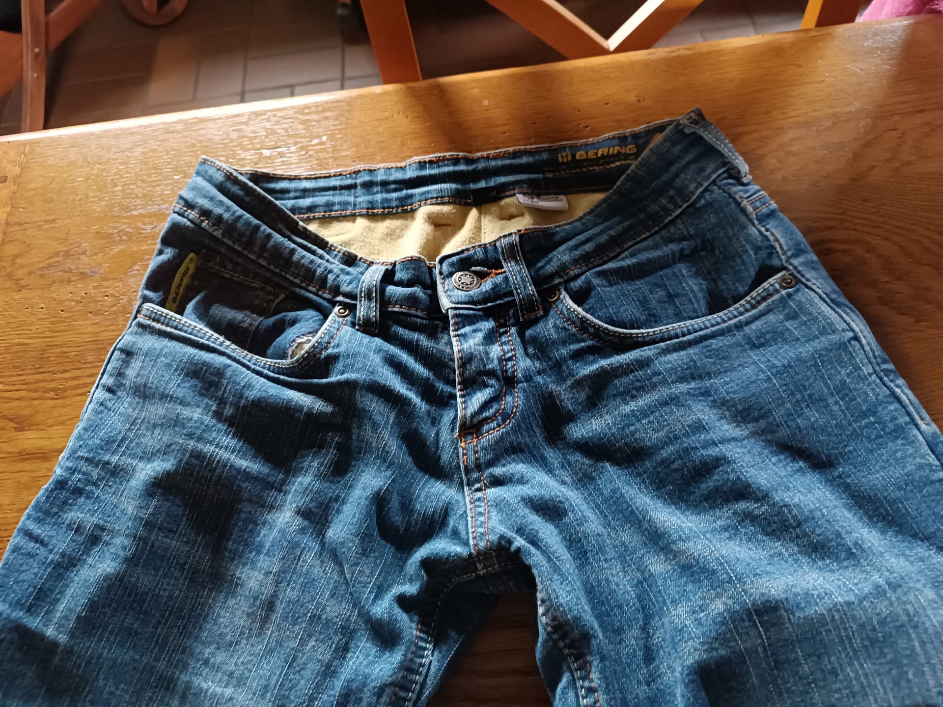 Pantalon de moto femme en jean — photo 2/3