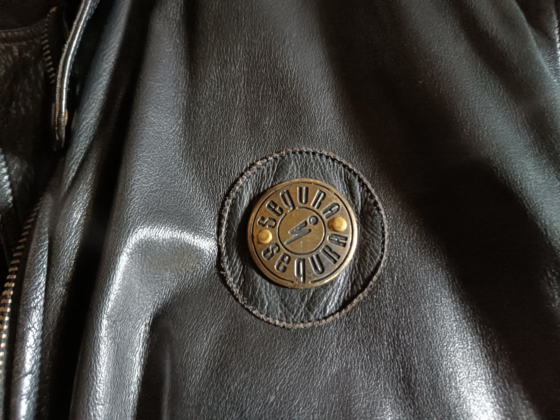 Blouson moto cuir — photo 3/3
