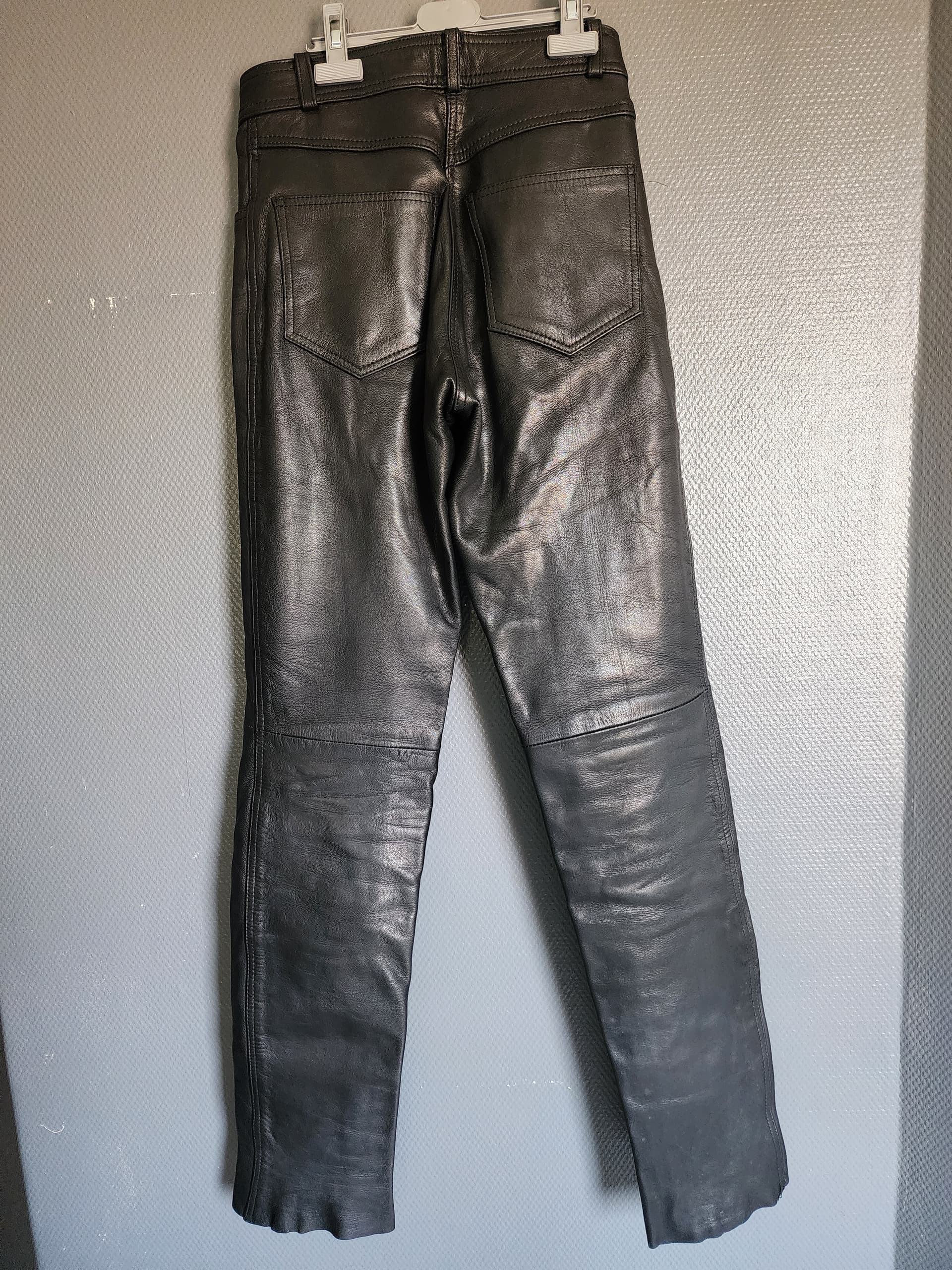 Pantalon cuir pleine fleur aniline T38 TBE
