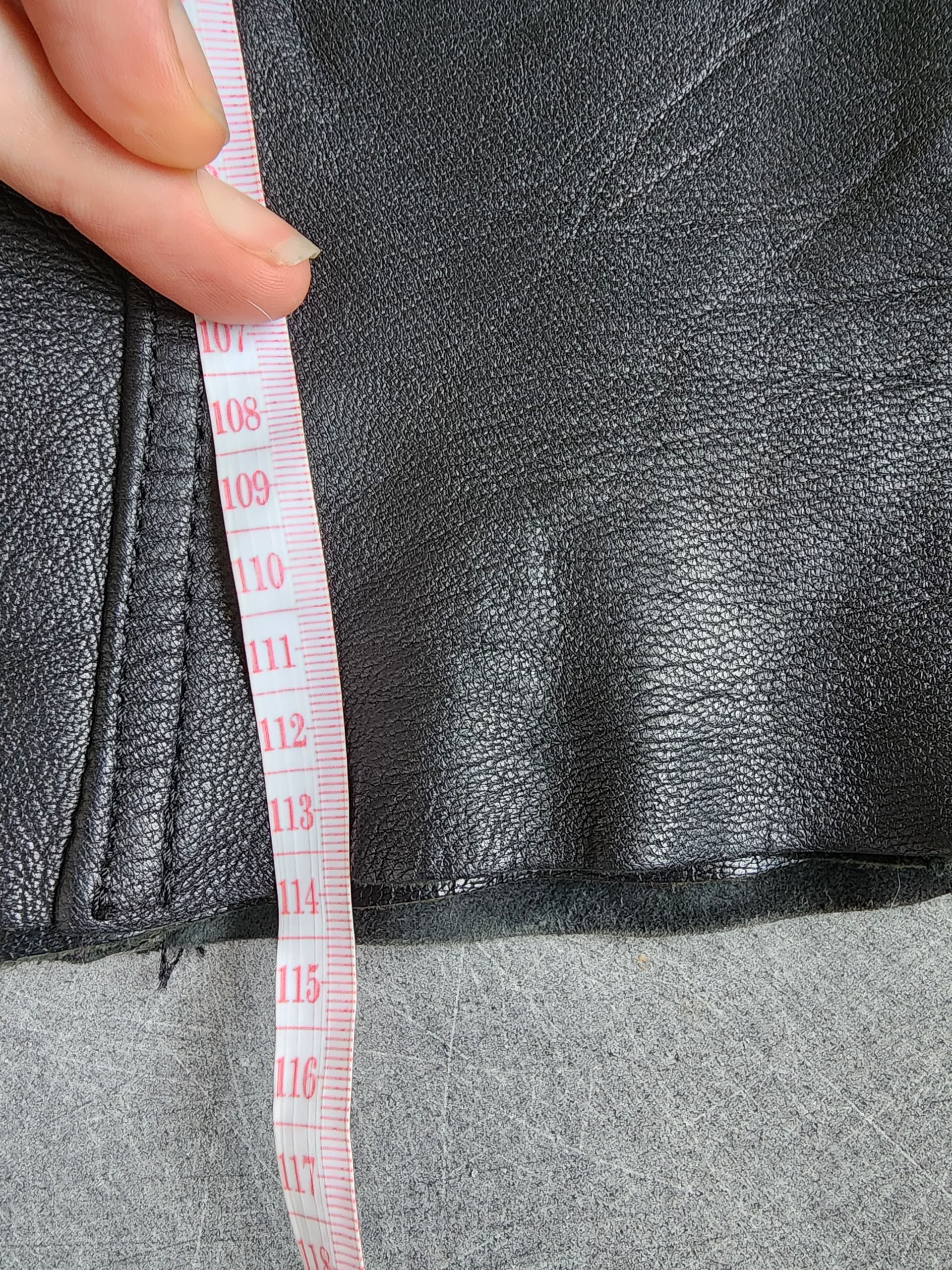 Pantalon cuir pleine fleur aniline T38 TBE — photo 5/5