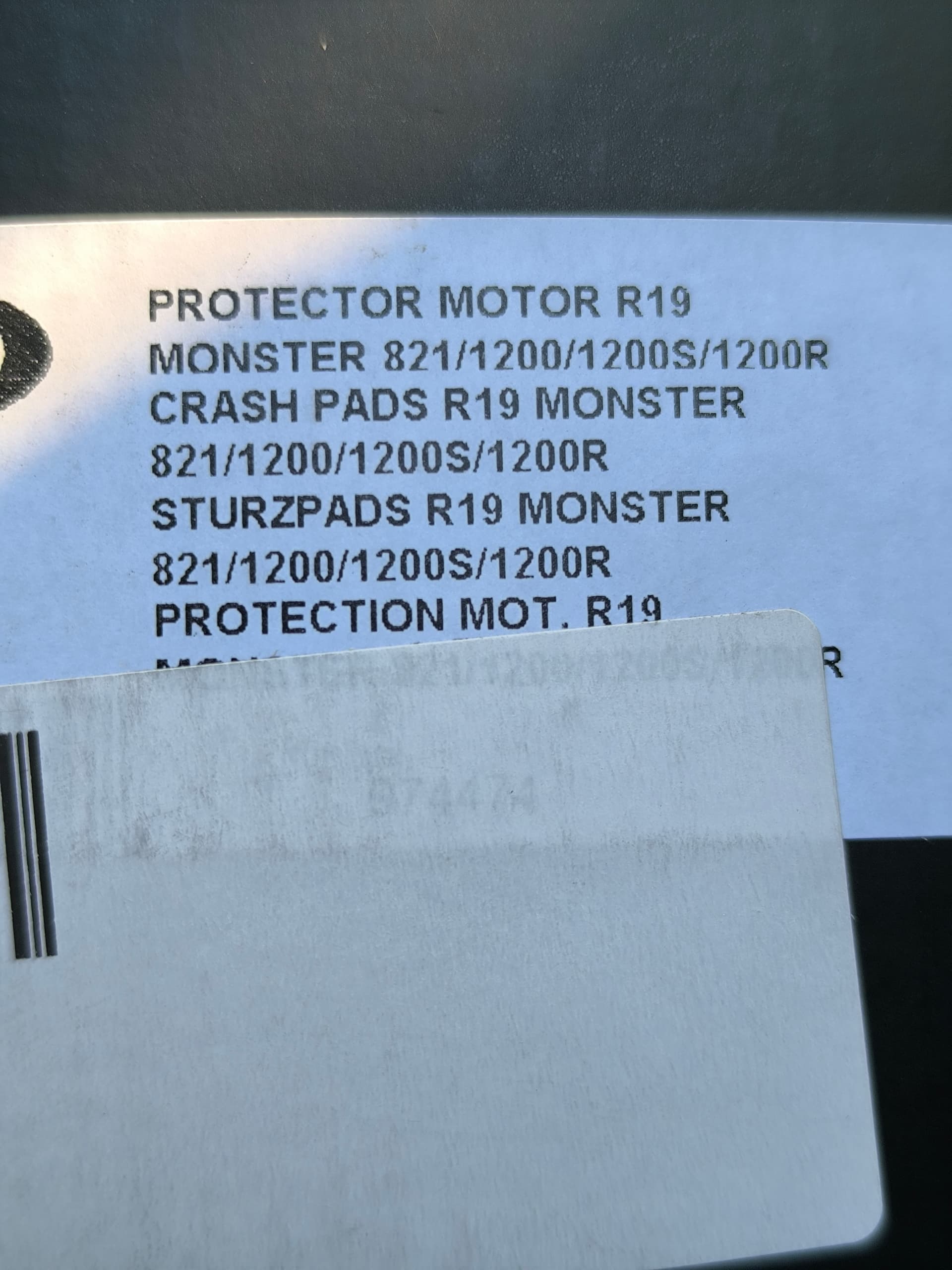 protection moteur ducati monster 821/1200 — photo 2/4