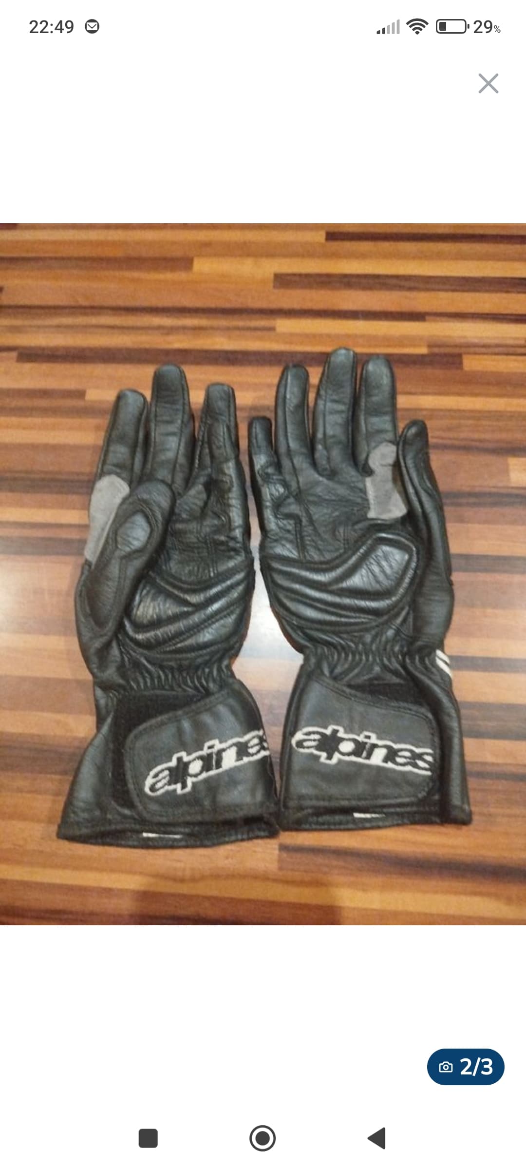 Gants moto femme alpine star — photo 2/3