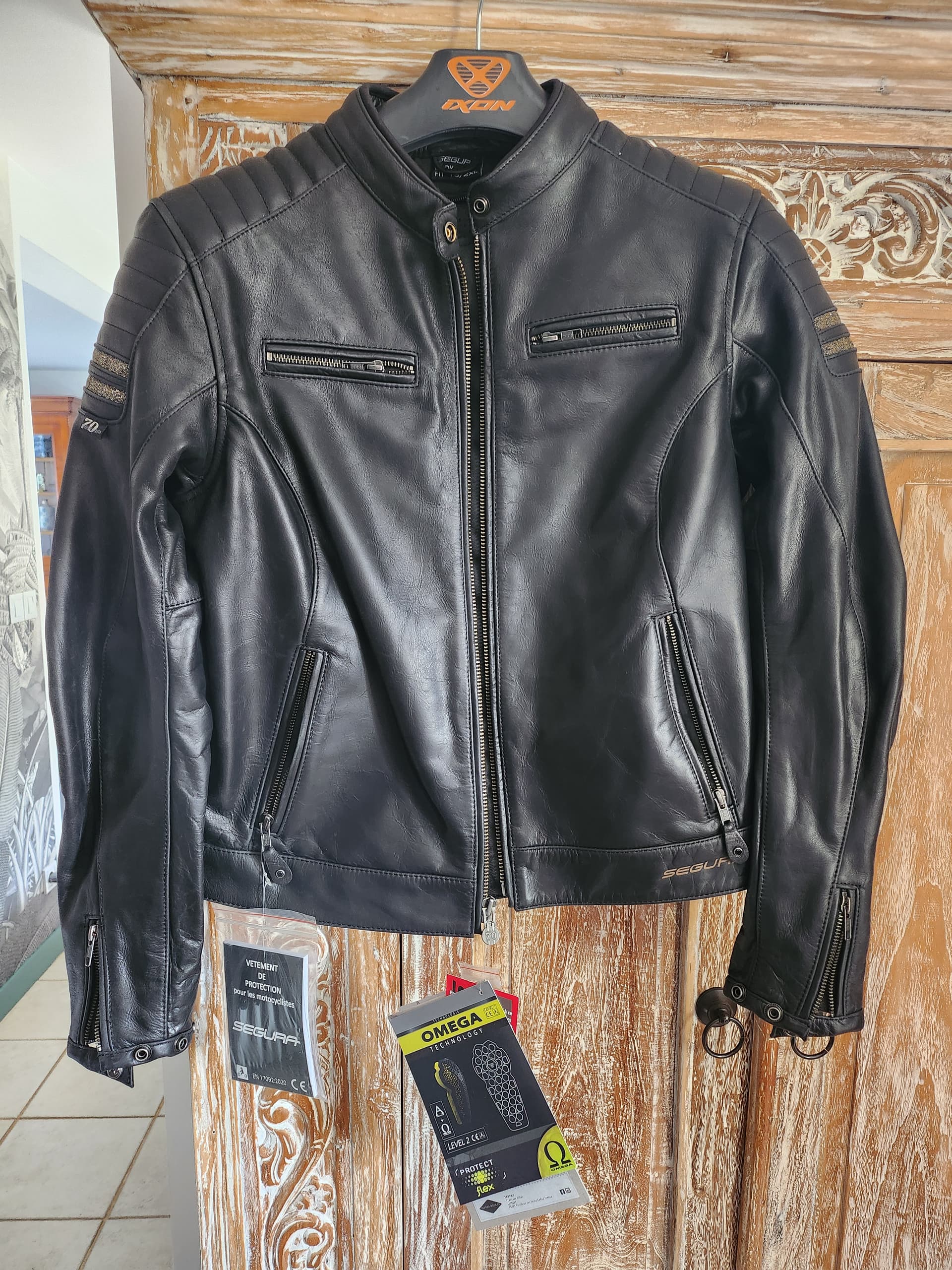 Blouson cuir femme Segura neuf