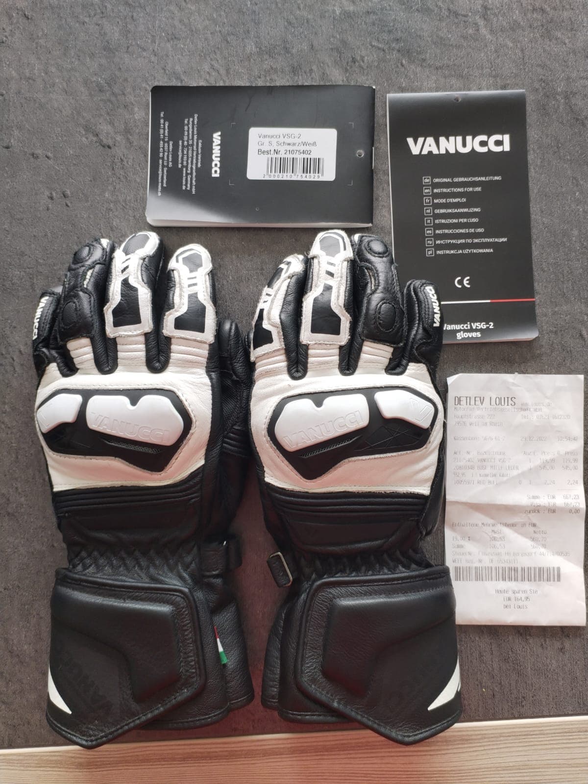 Gants moto