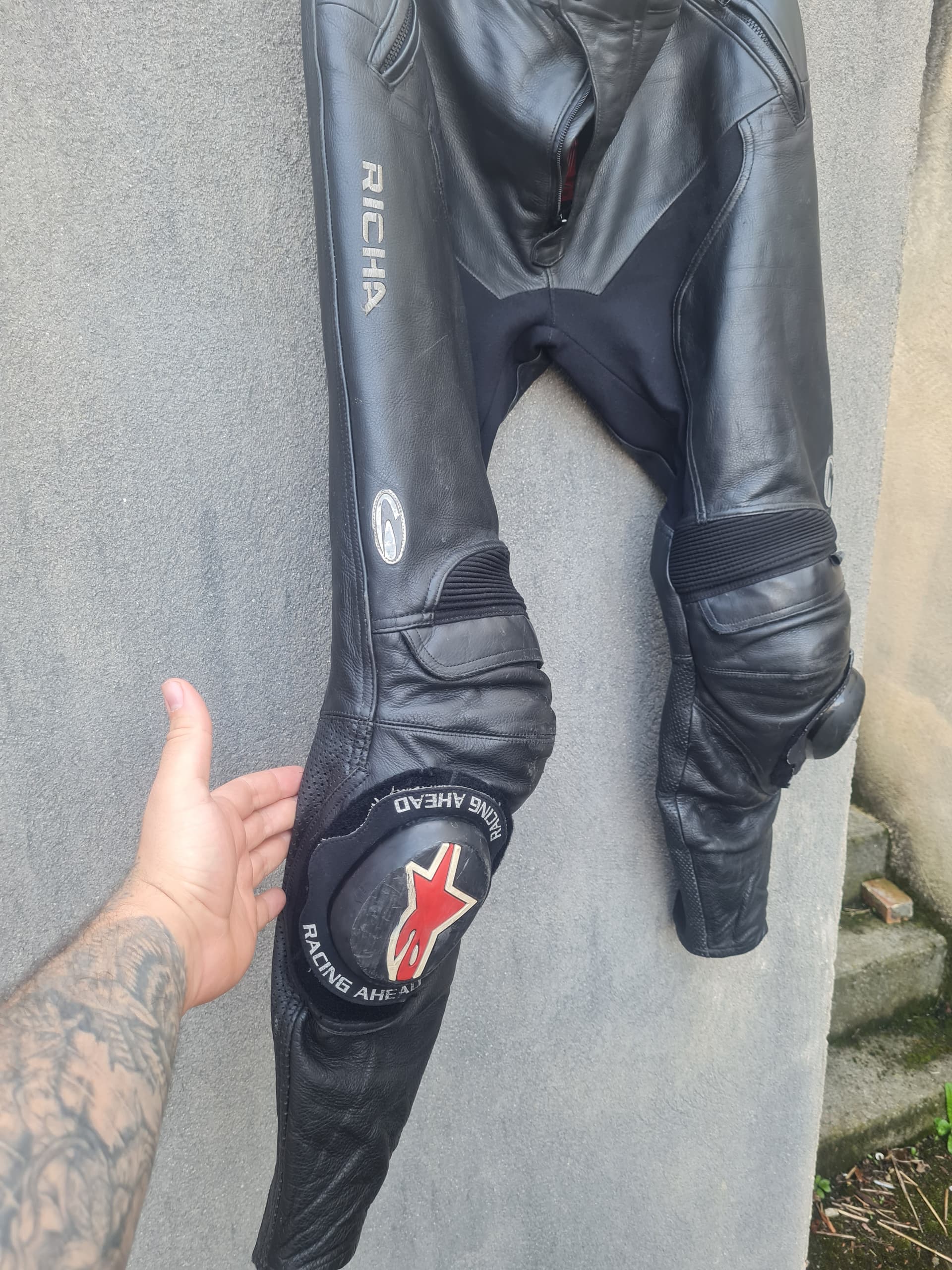 Pantalon cuir moto - Marque : Richa — photo 3/5