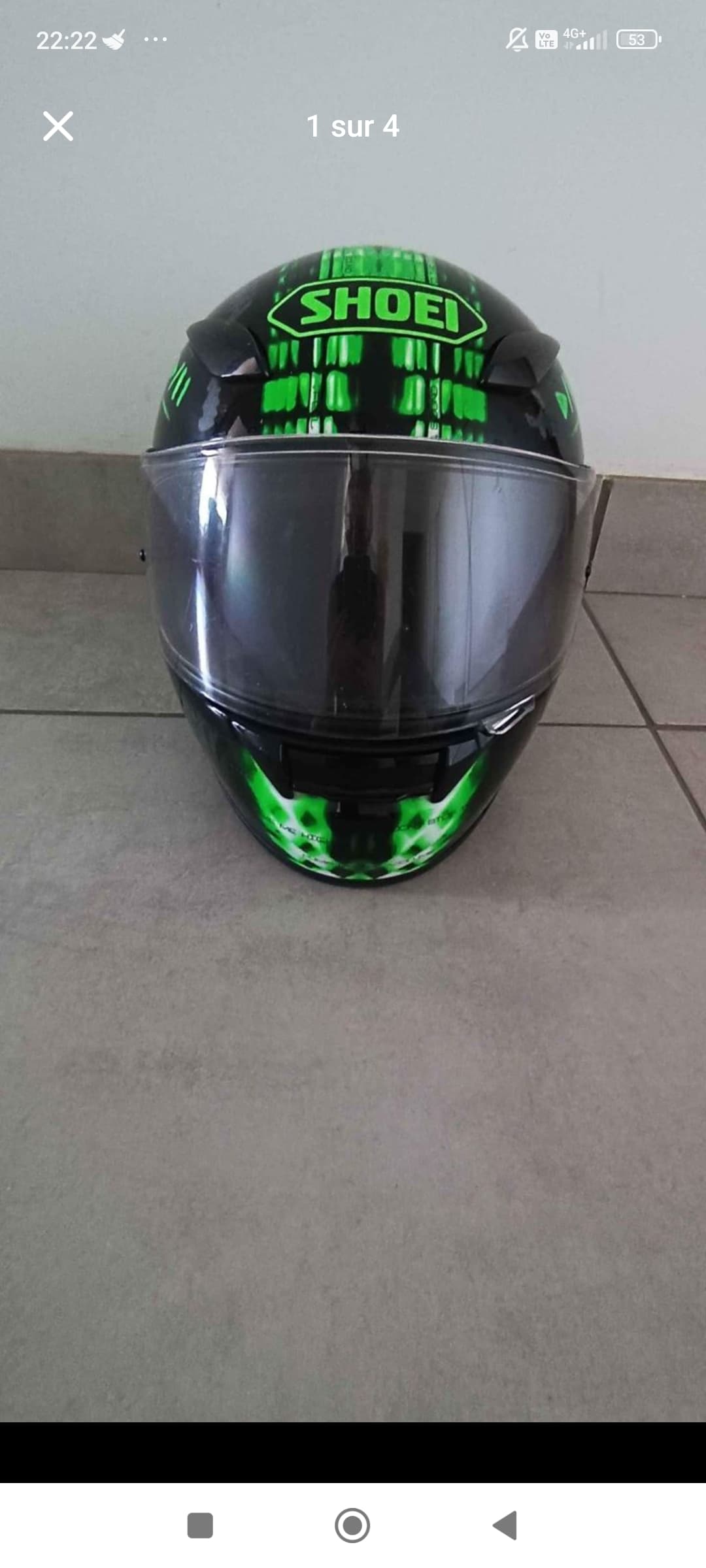Casque moto xs — photo 1/4