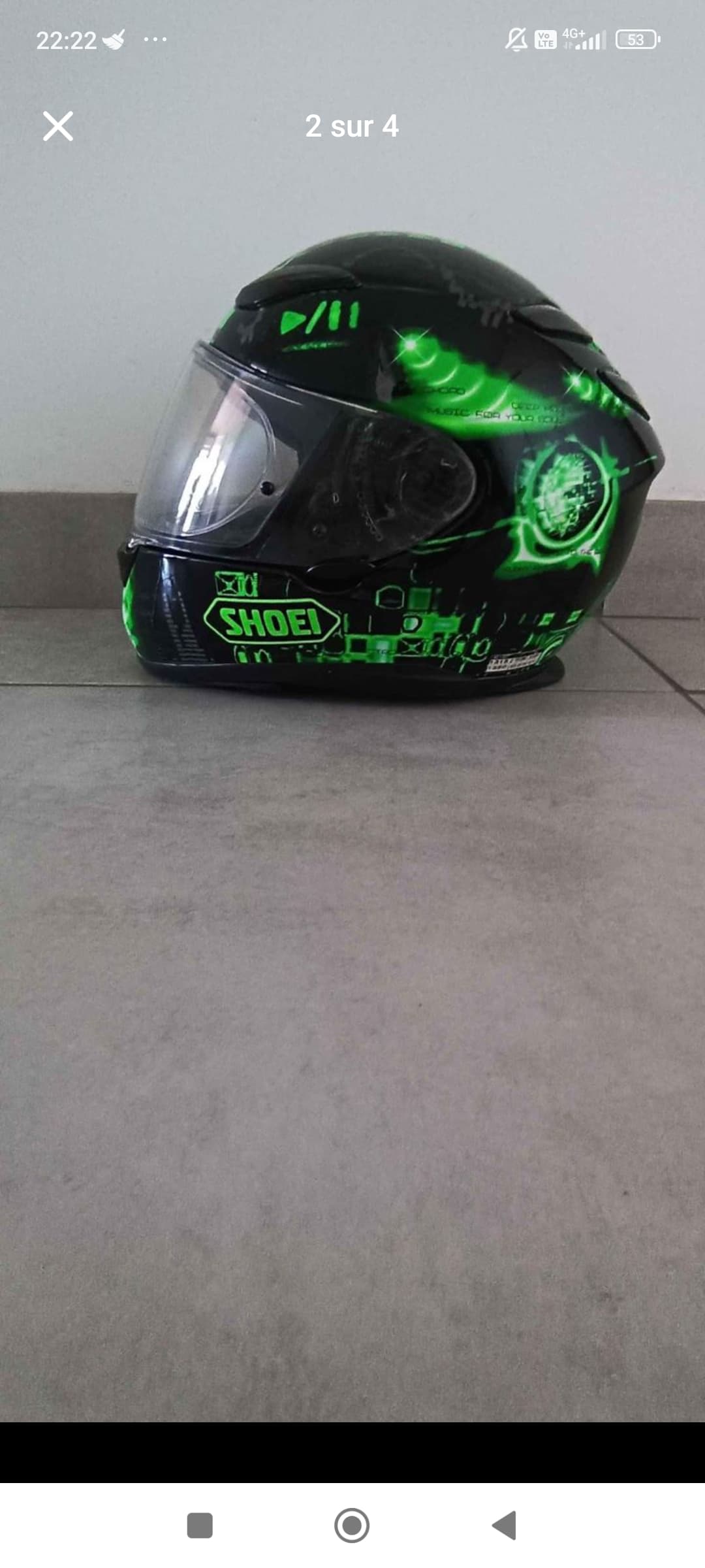 Casque moto xs — photo 2/4