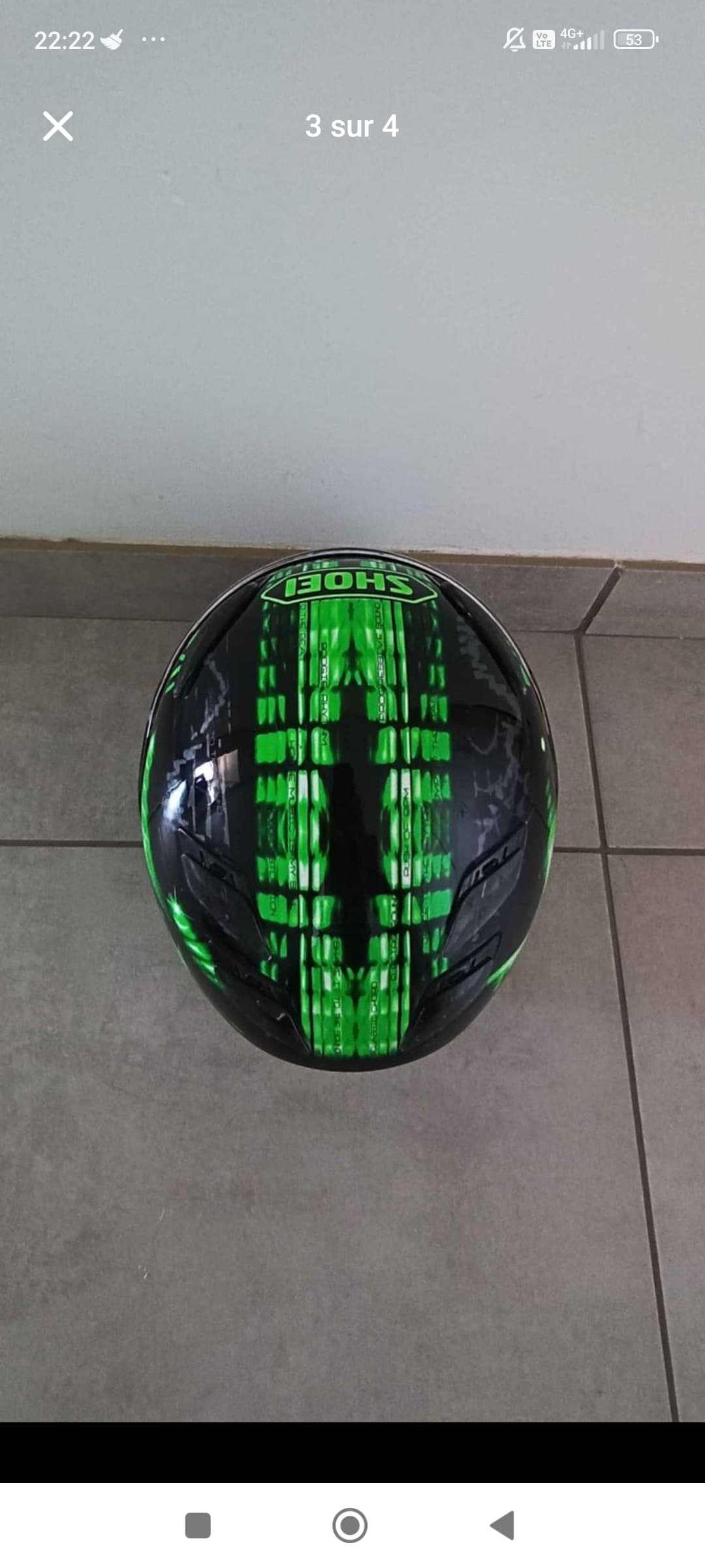 Casque moto xs — photo 3/4