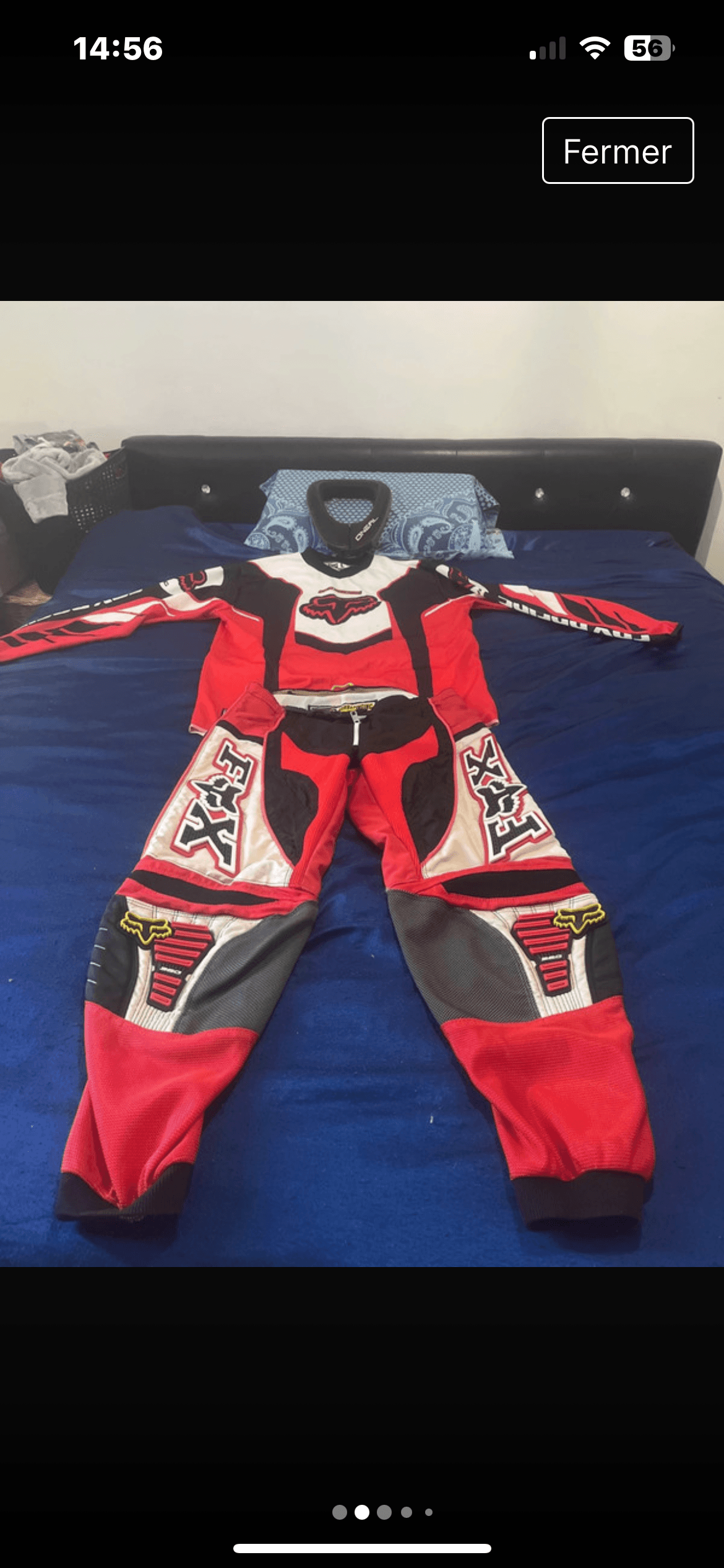 Habillement moto cross