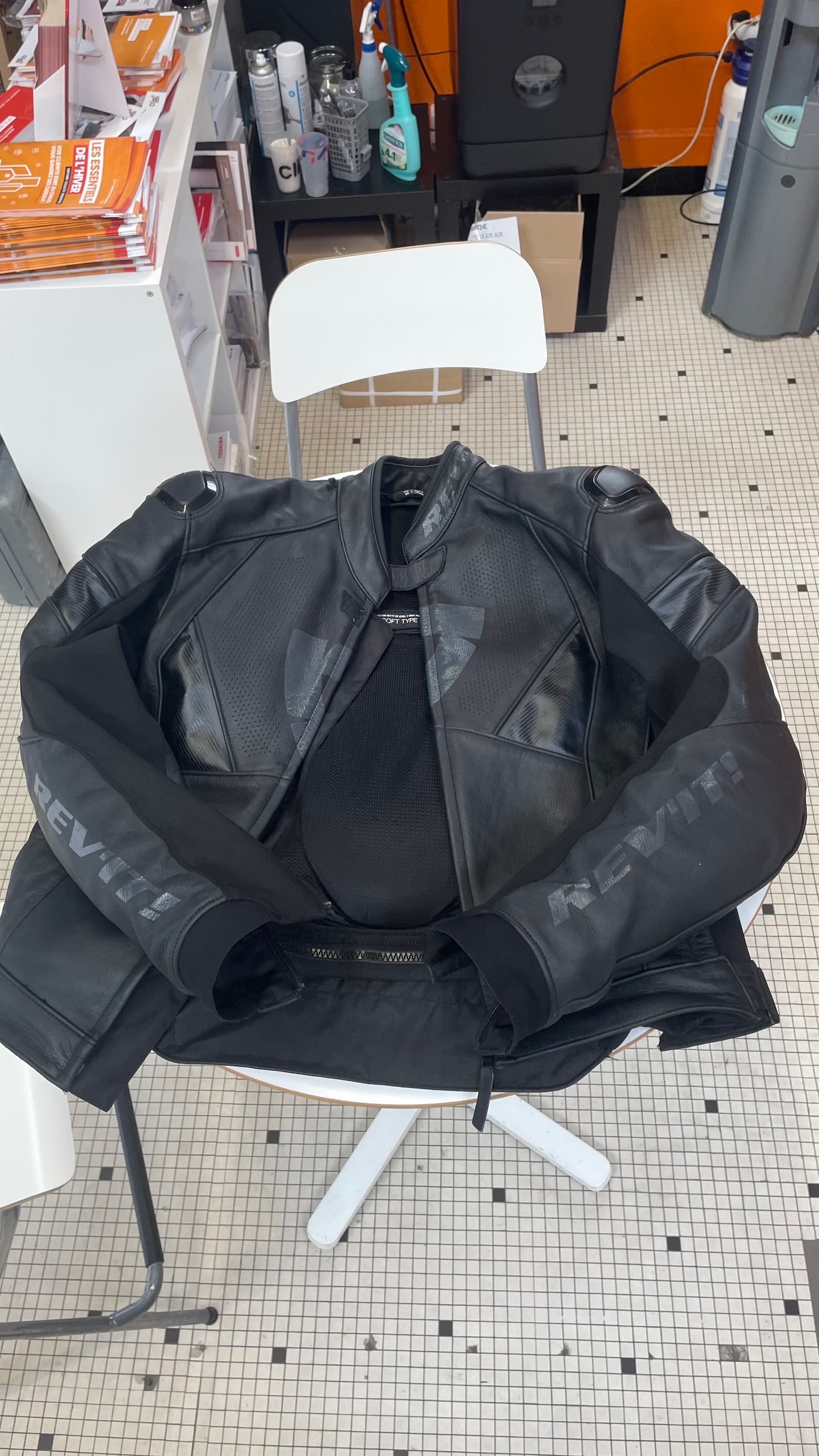 Blouson rev’it Noir argon 2 homme 52