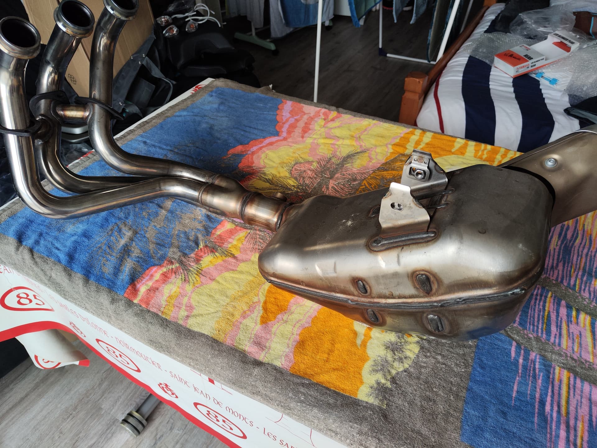 Ligne Échappement d'origine neuf pour Yamaha tracer 900 année 2018 — photo 2/4