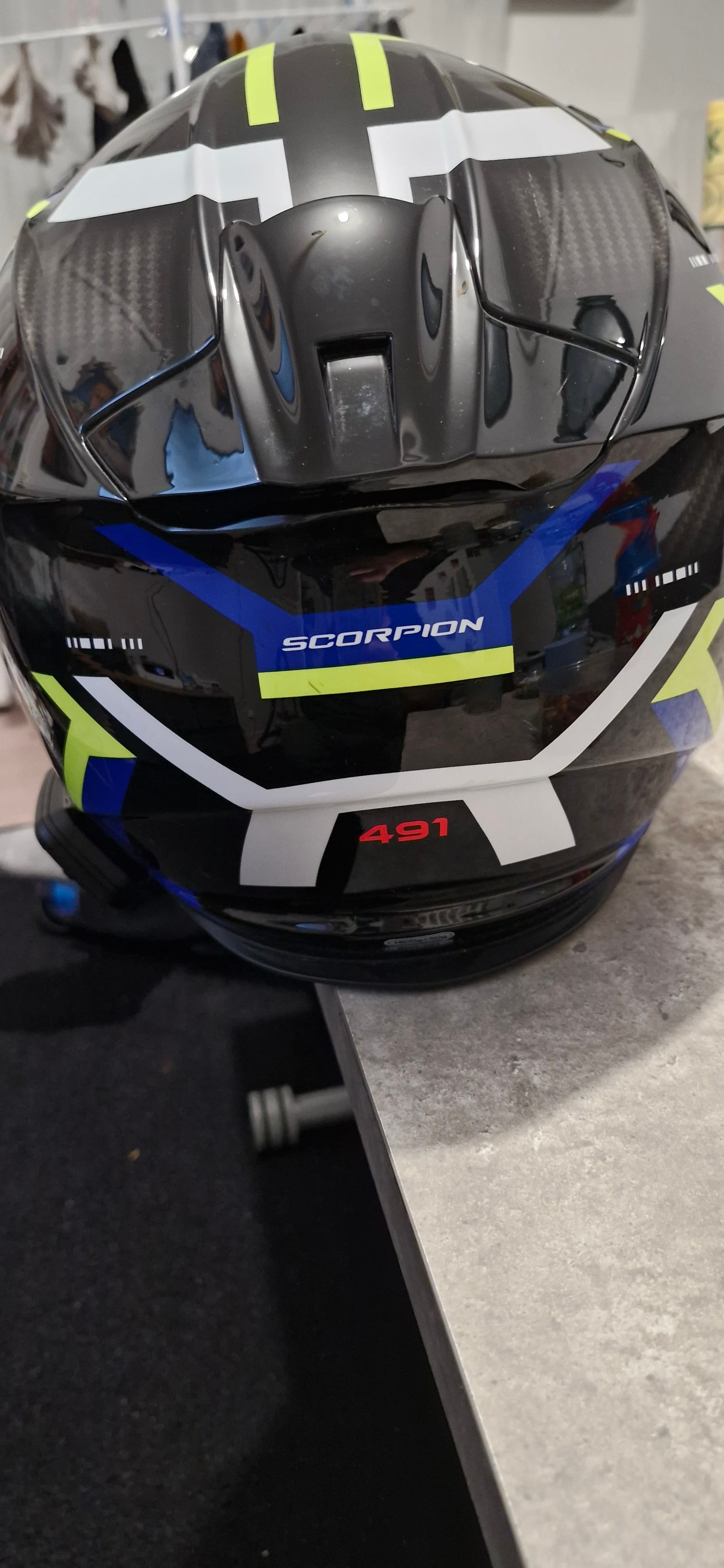 Casque moto avec intercom — photo 1/3