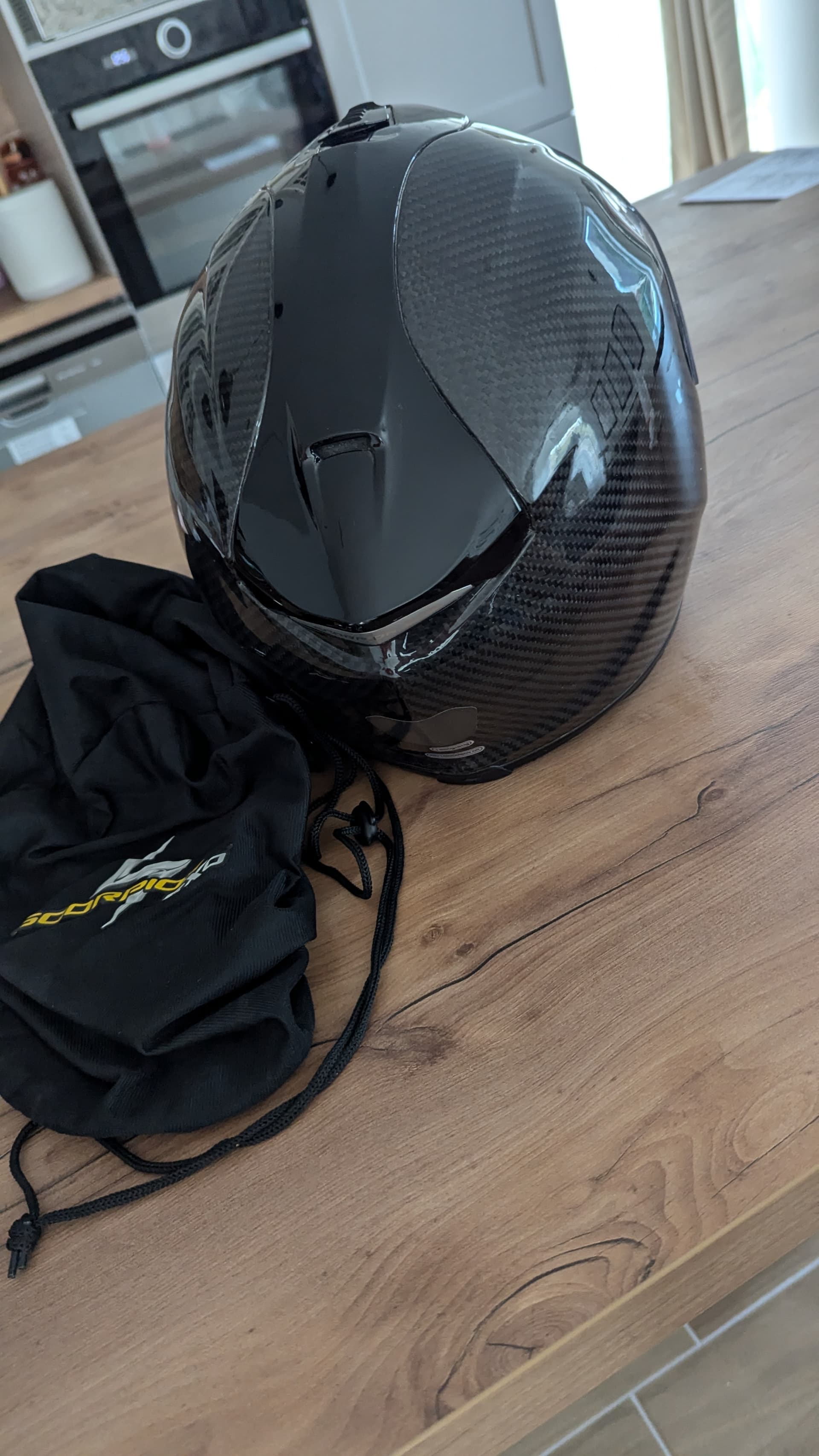 Casque intégral scorpion exo1400 carbon air — photo 3/3