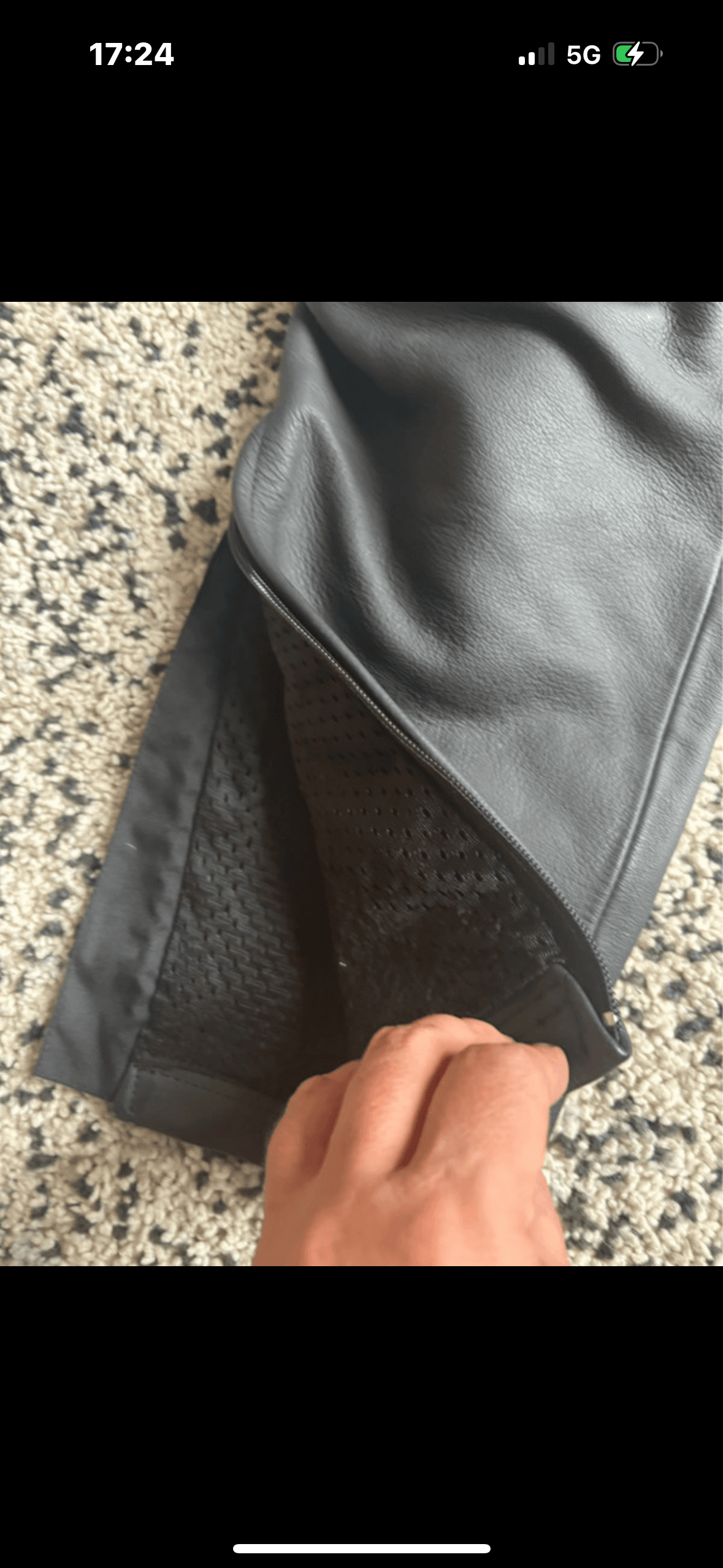 Pantalon cuir Segura