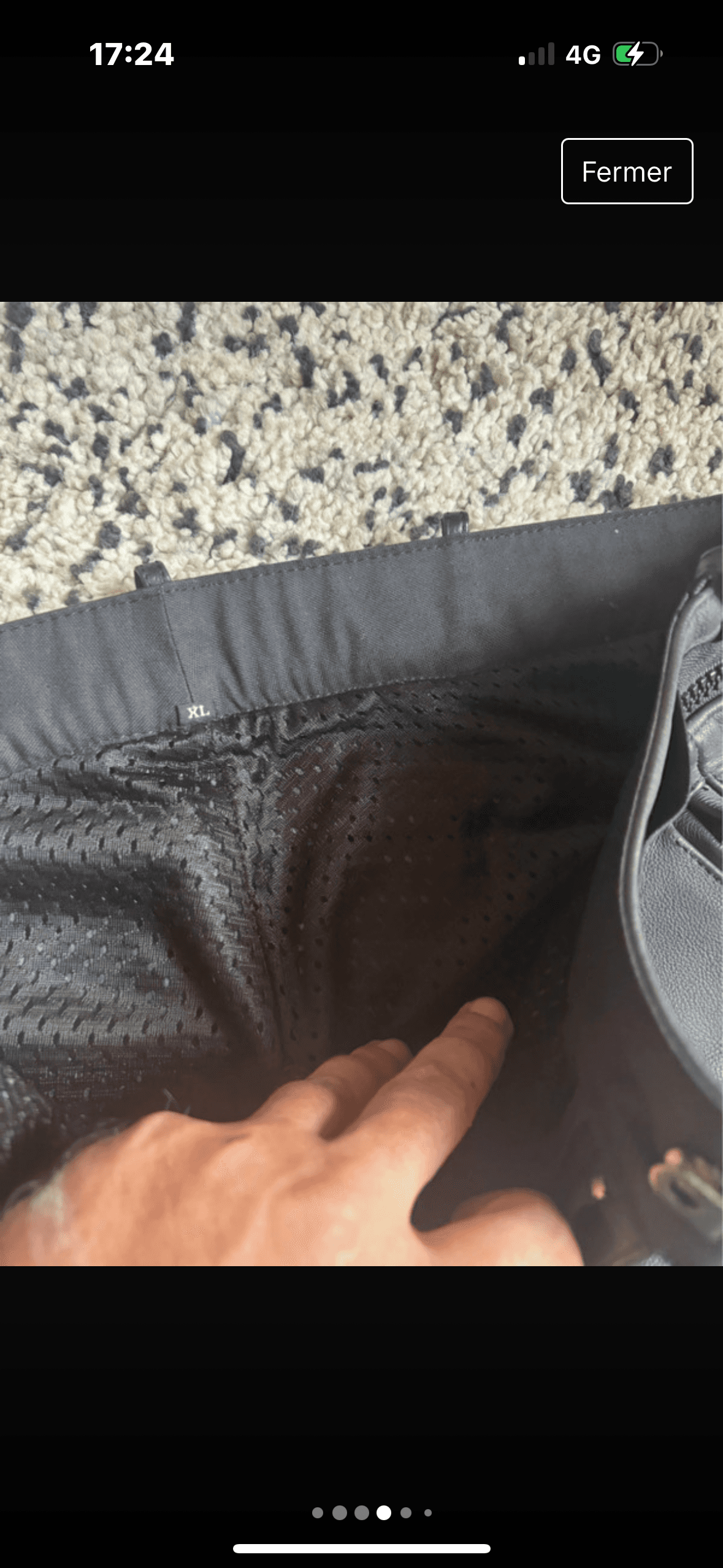 Pantalon cuir Segura — photo 4/5