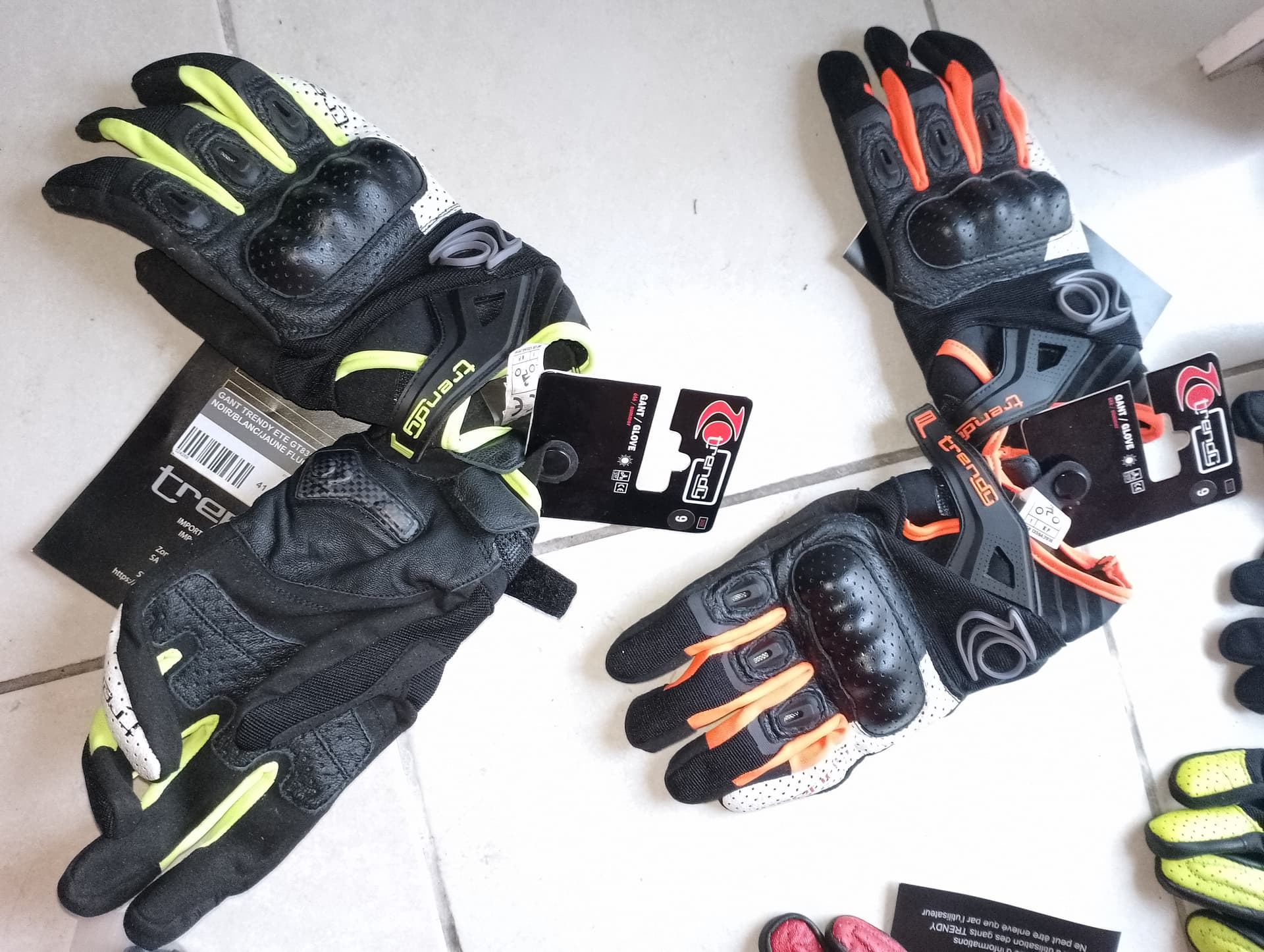 Gants moto été TRENDY neuf
