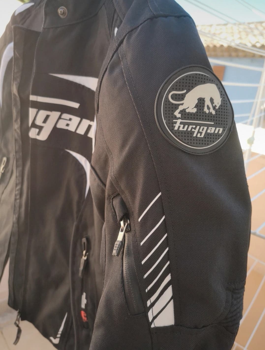 Blouson moto neuf Furygan femme M + dorsale neuve — photo 4/5