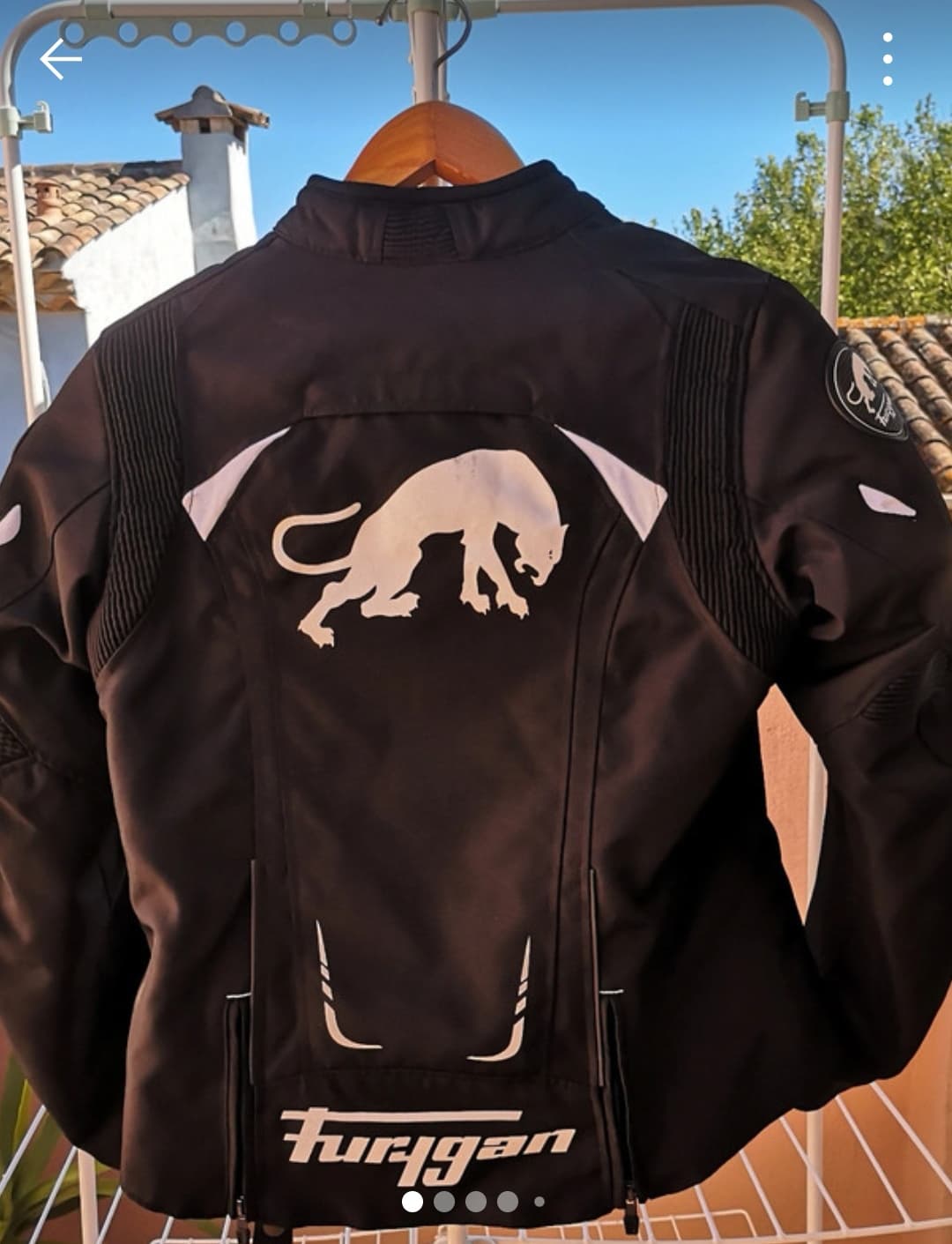 Blouson moto neuf Furygan femme M + dorsale neuve — photo 5/5