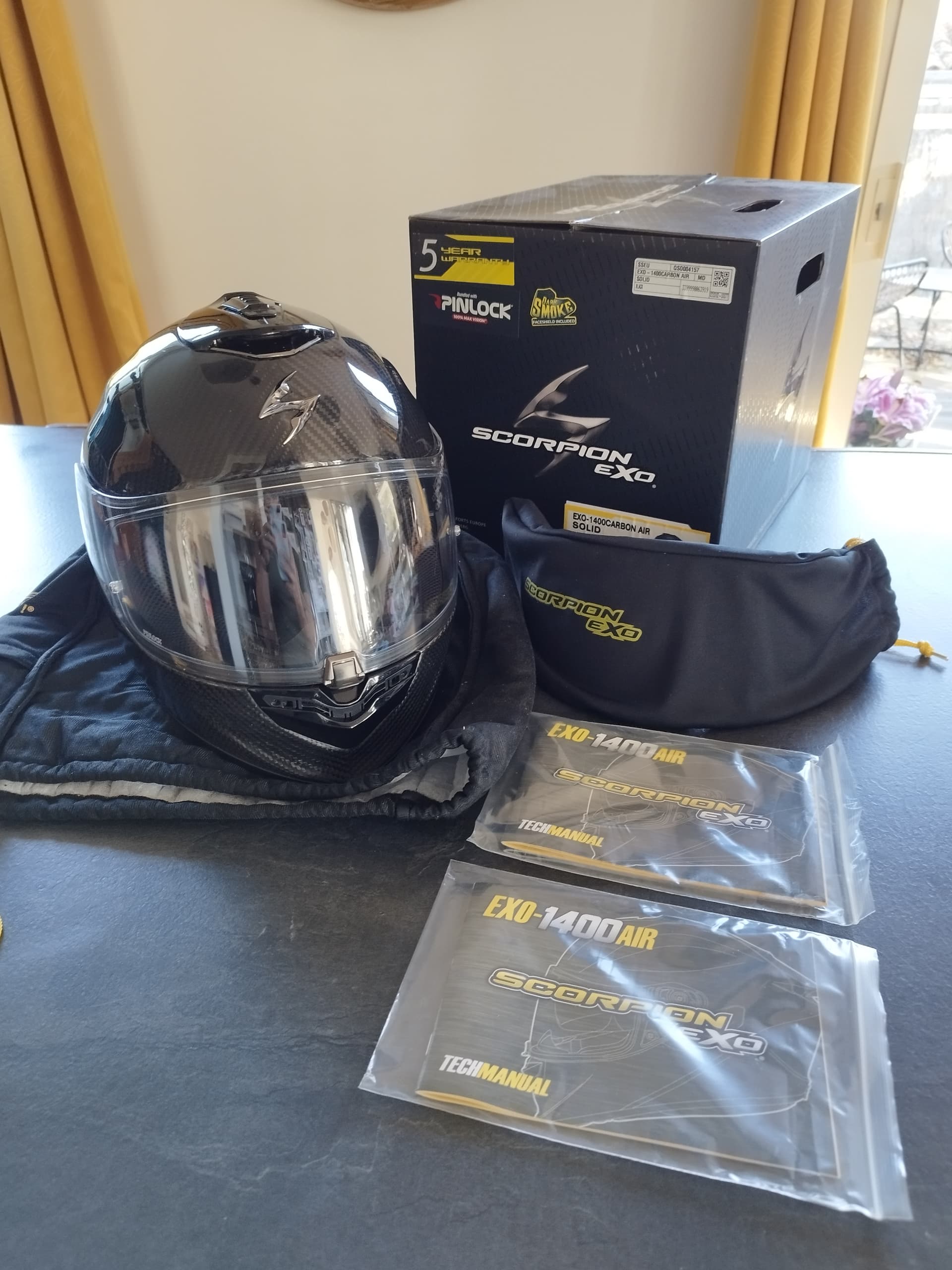 Casque moto Scorpion Exo-1400 Air Carbon